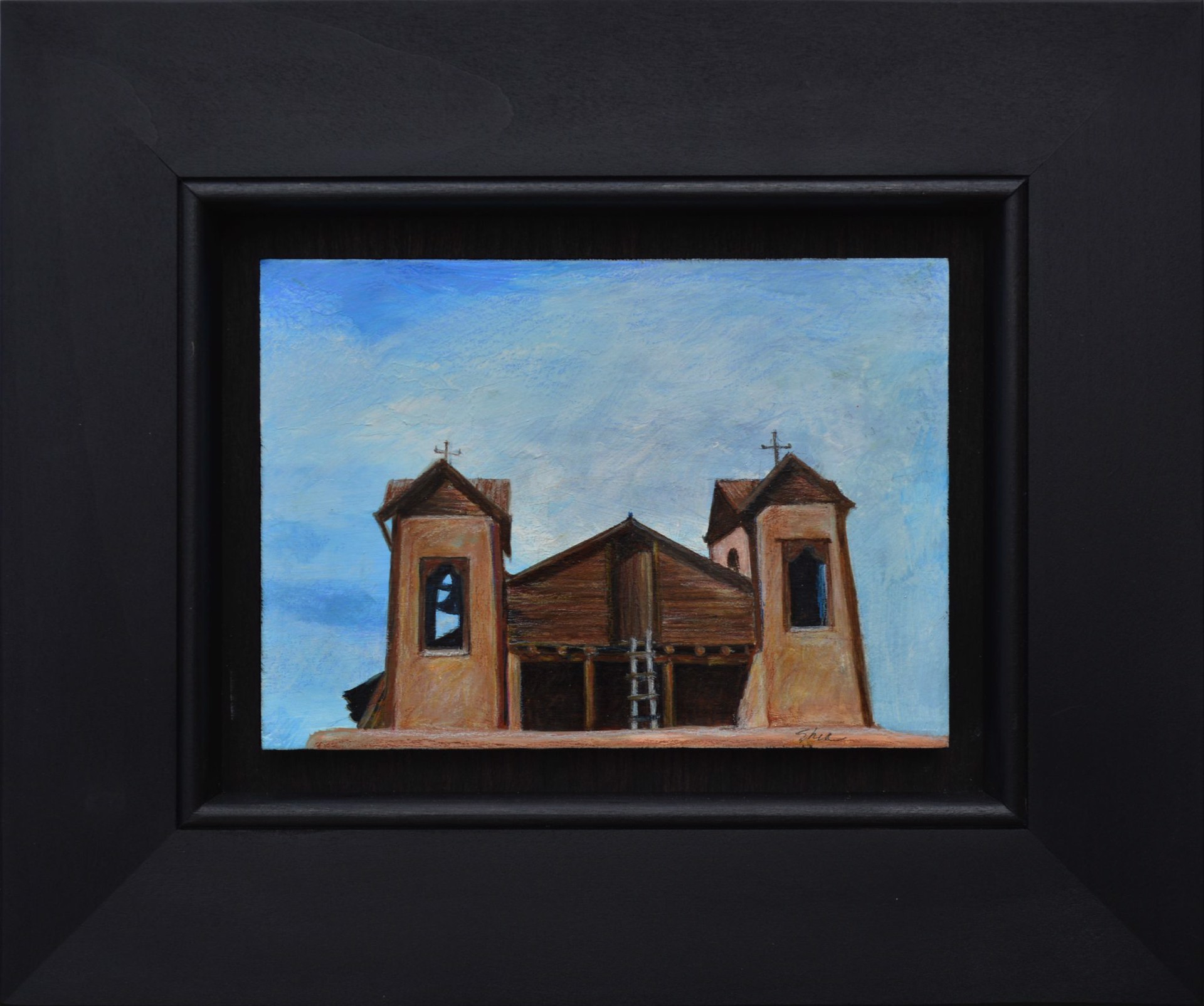 Chimayo Bell Towers by Jane Shea