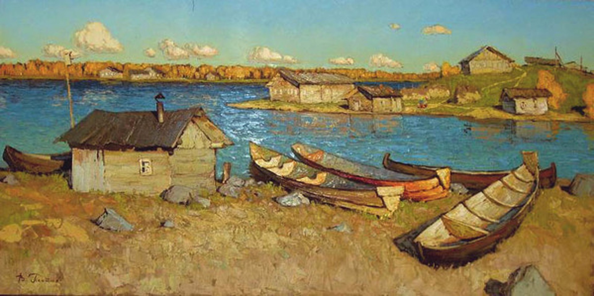 On the Lake by Vladimir Pentjuh