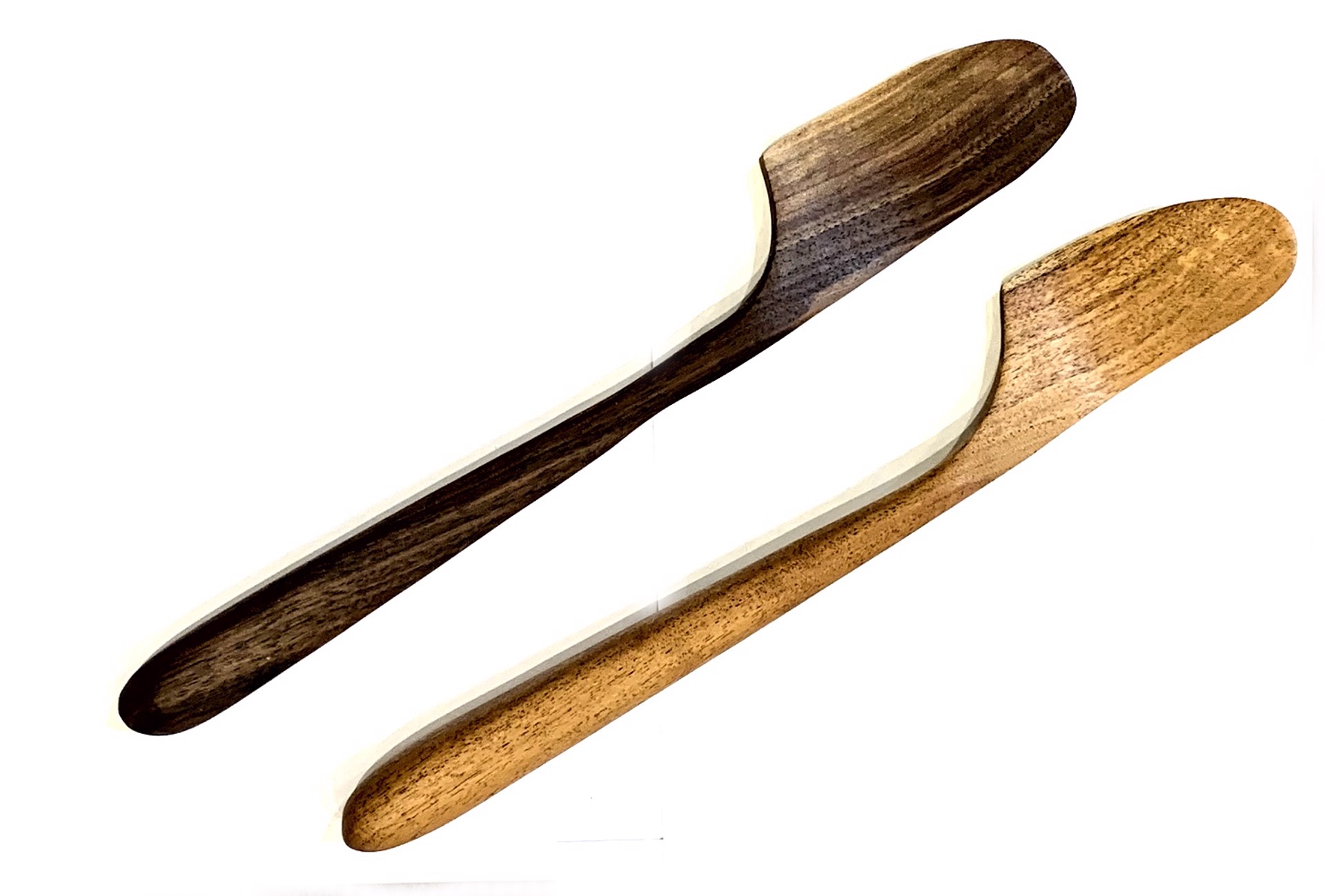 Utensils - Scraper, Right, Mesquite by TreeStump Woodcraft