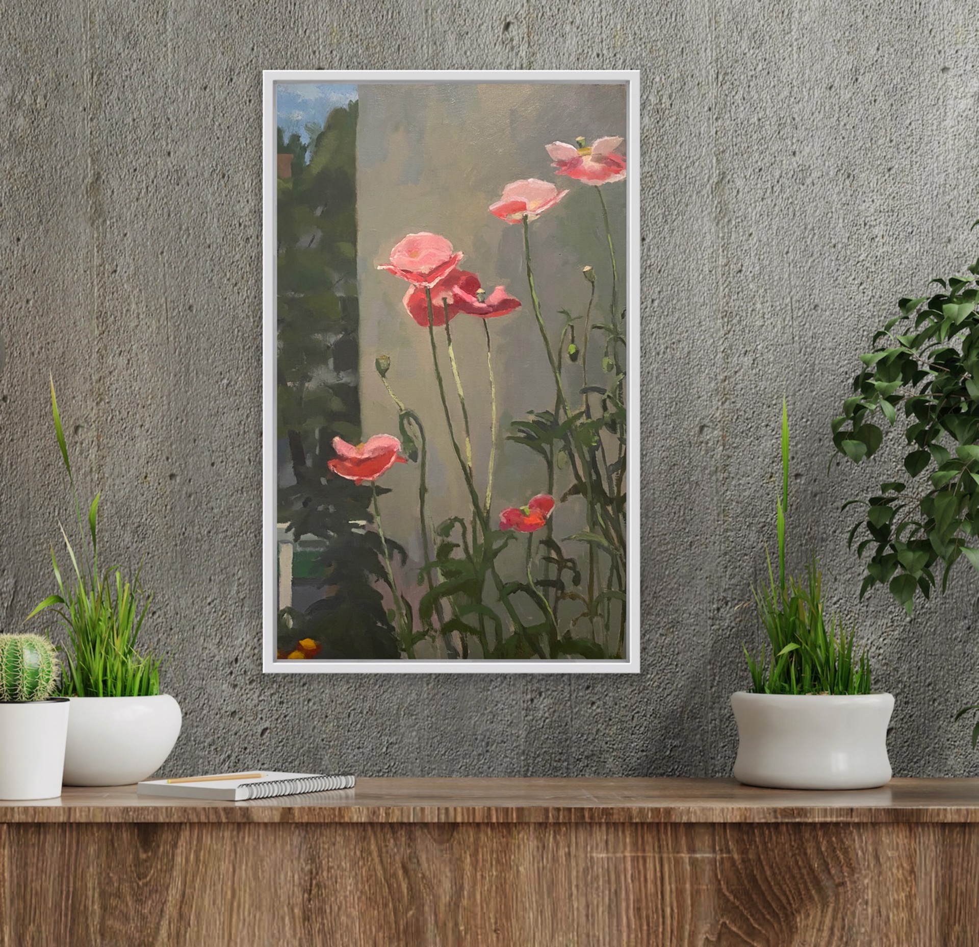 Pink Lady Poppies by Lucy Barber