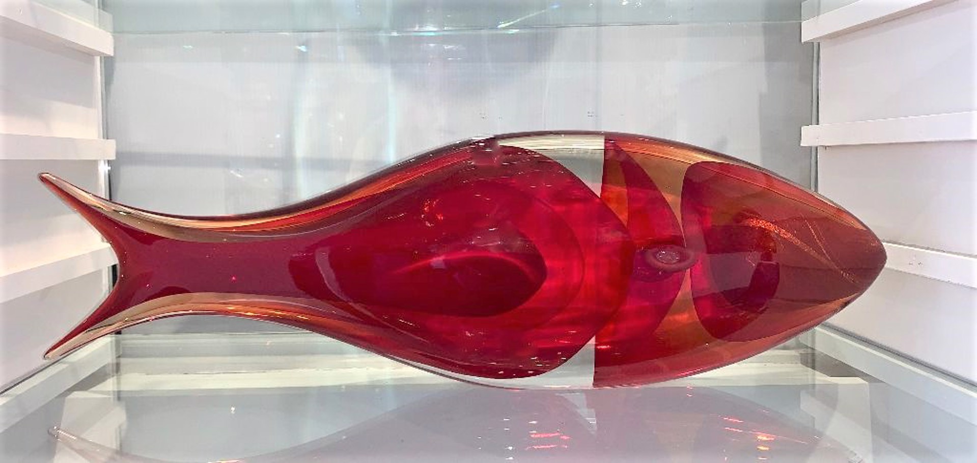 Red Glass Fish by Alberto & Davide Dona