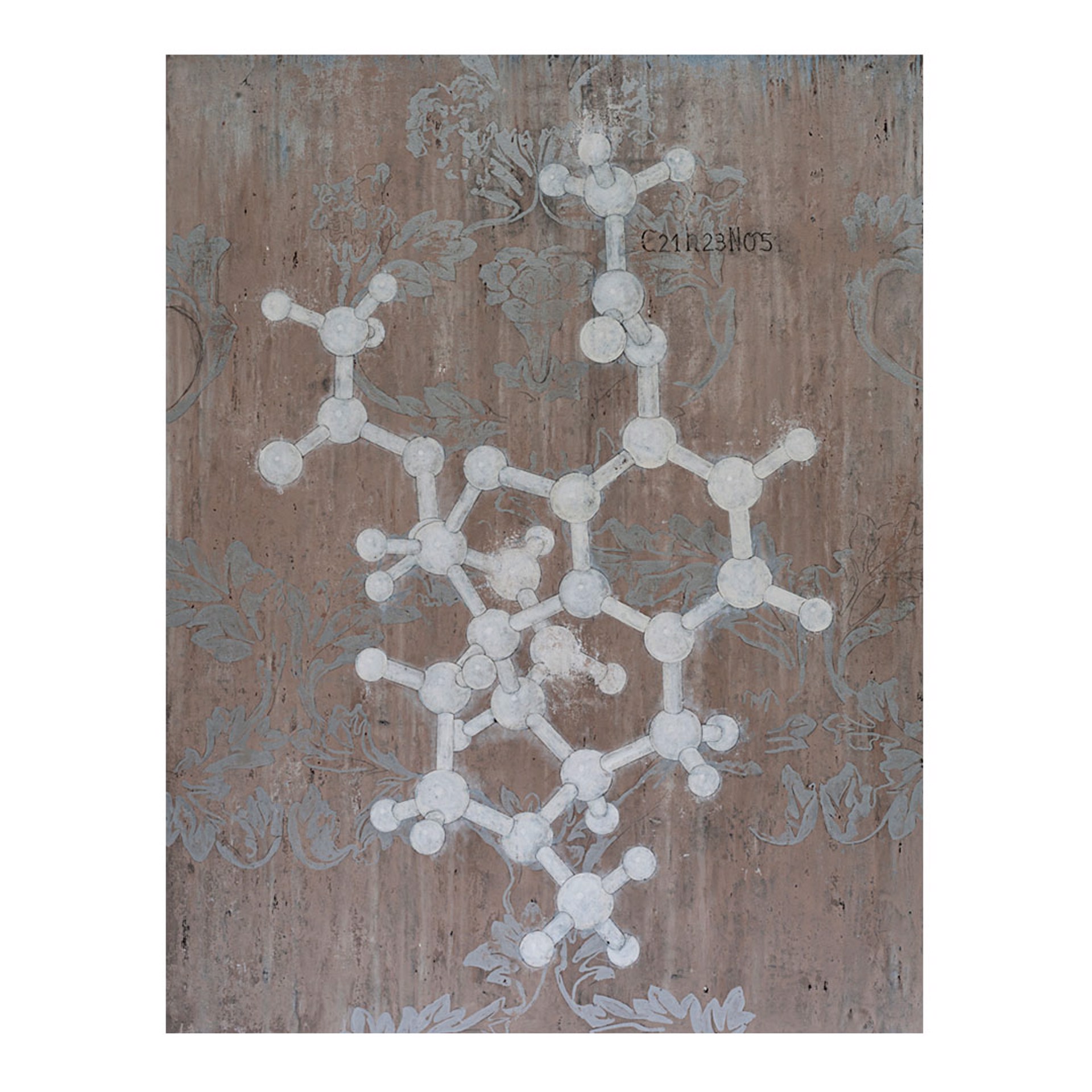 Ando-Morphine Molecular Structure by Dominique Rousserie by St Barth Artwork