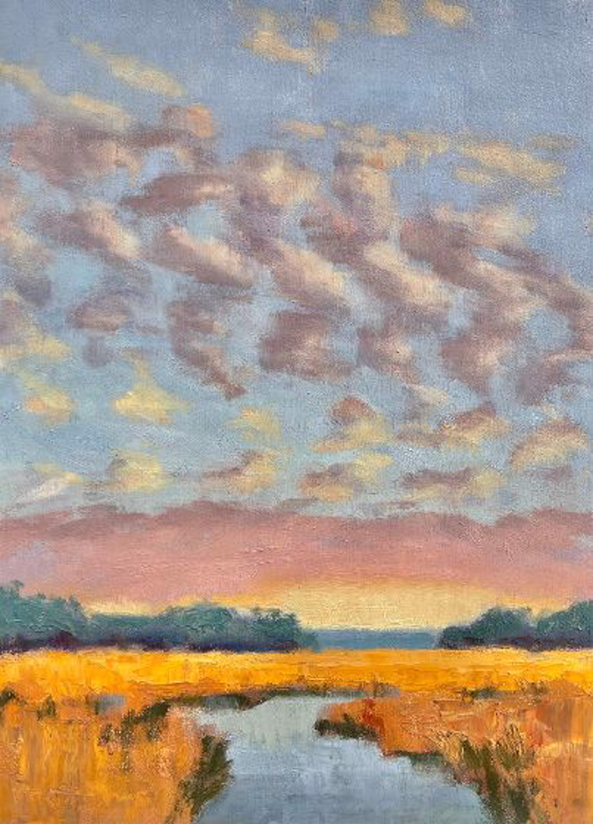 Study for Mackerel Sky by Leslie Pratt-Thomas
