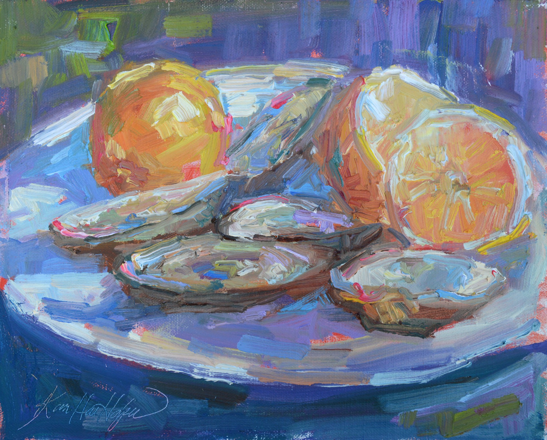 The Color of Oysters by Karen Hewitt Hagan