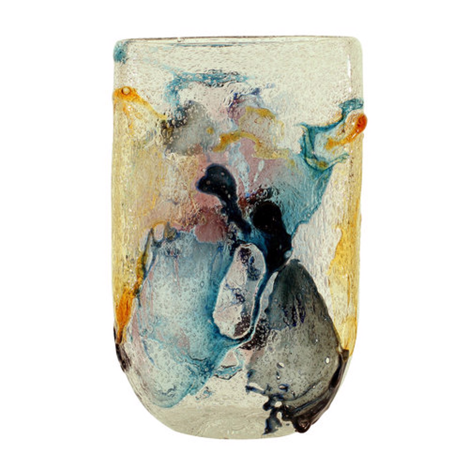 Watercolors Vase by Art Glass
