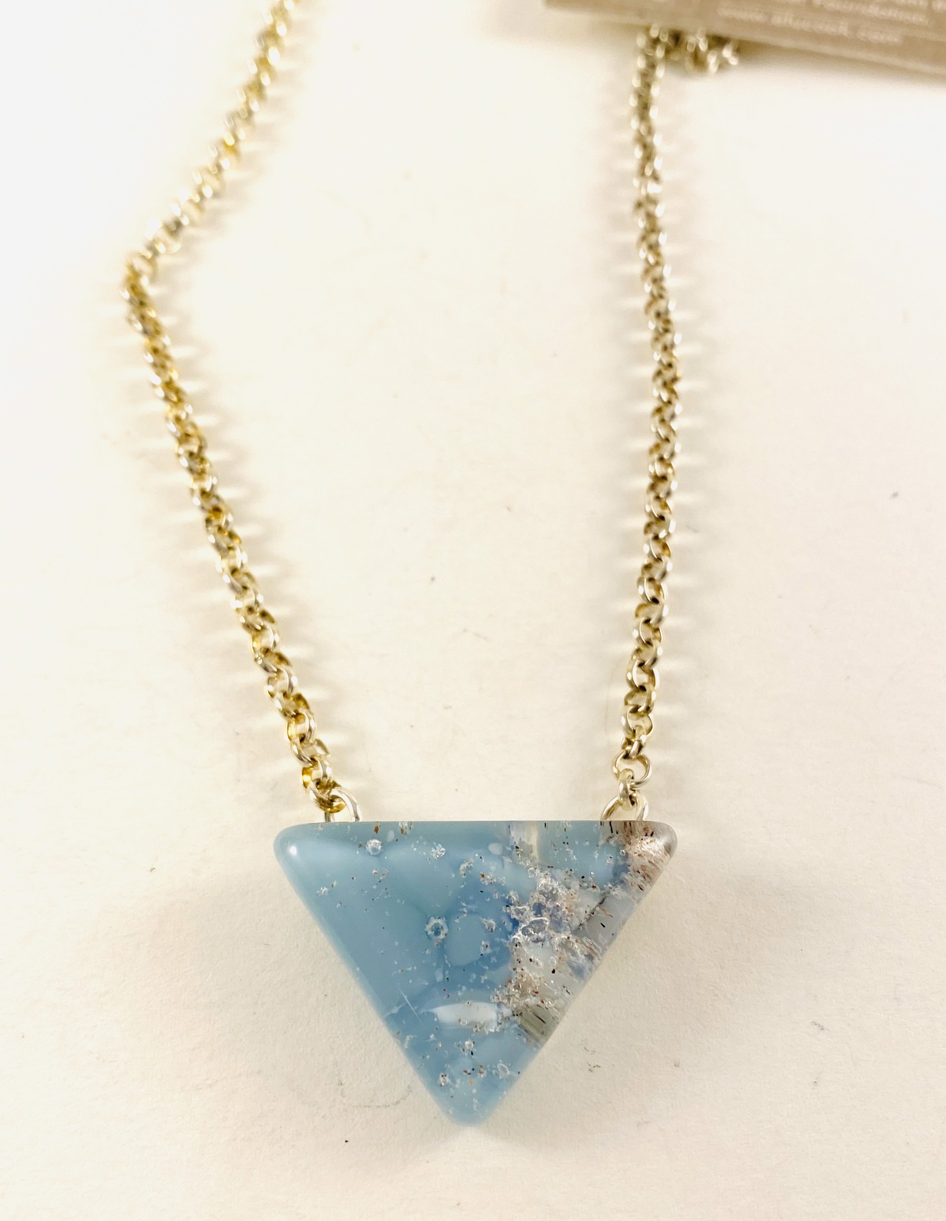 Mini Triangle Necklace 16" chain, 3x by Emily Cook