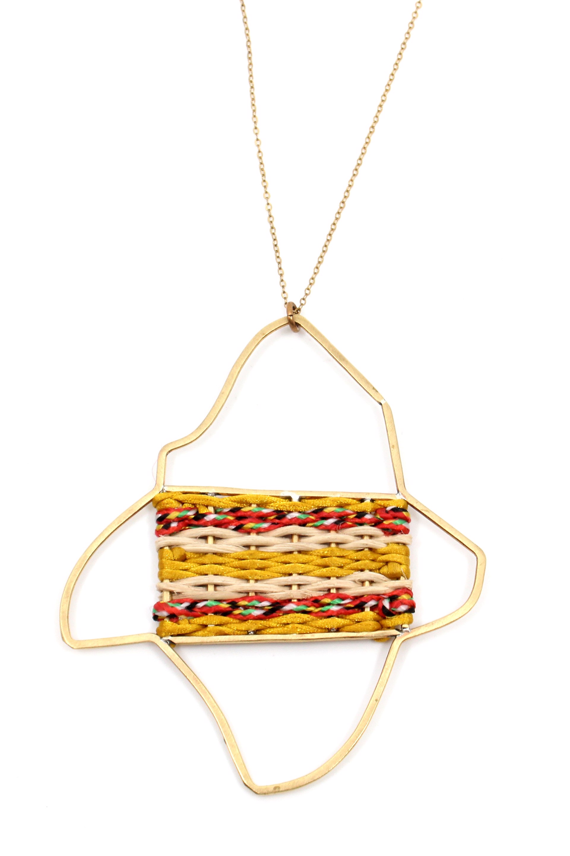 Abstract Field Necklace by Flag Mountain Jewelry