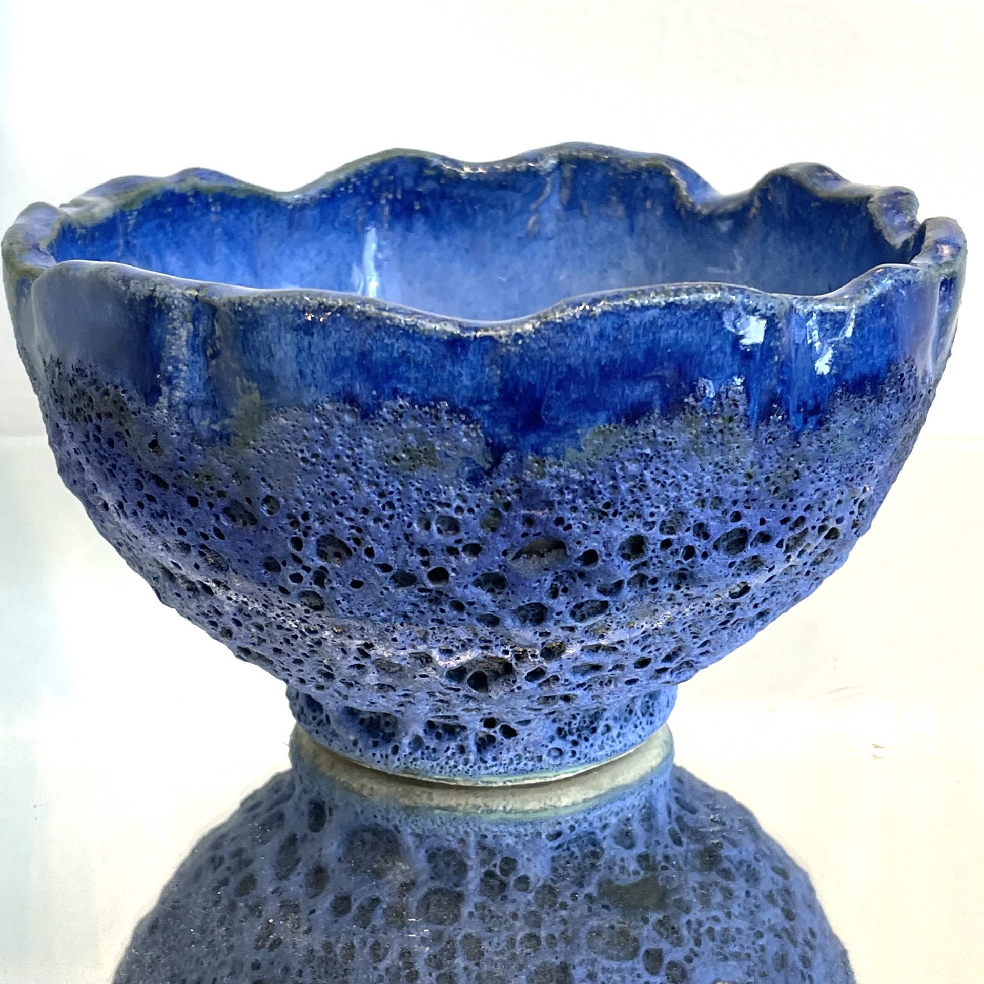 Small Cobalt Blue Bowl MB23-01 by Marty Biernbaum