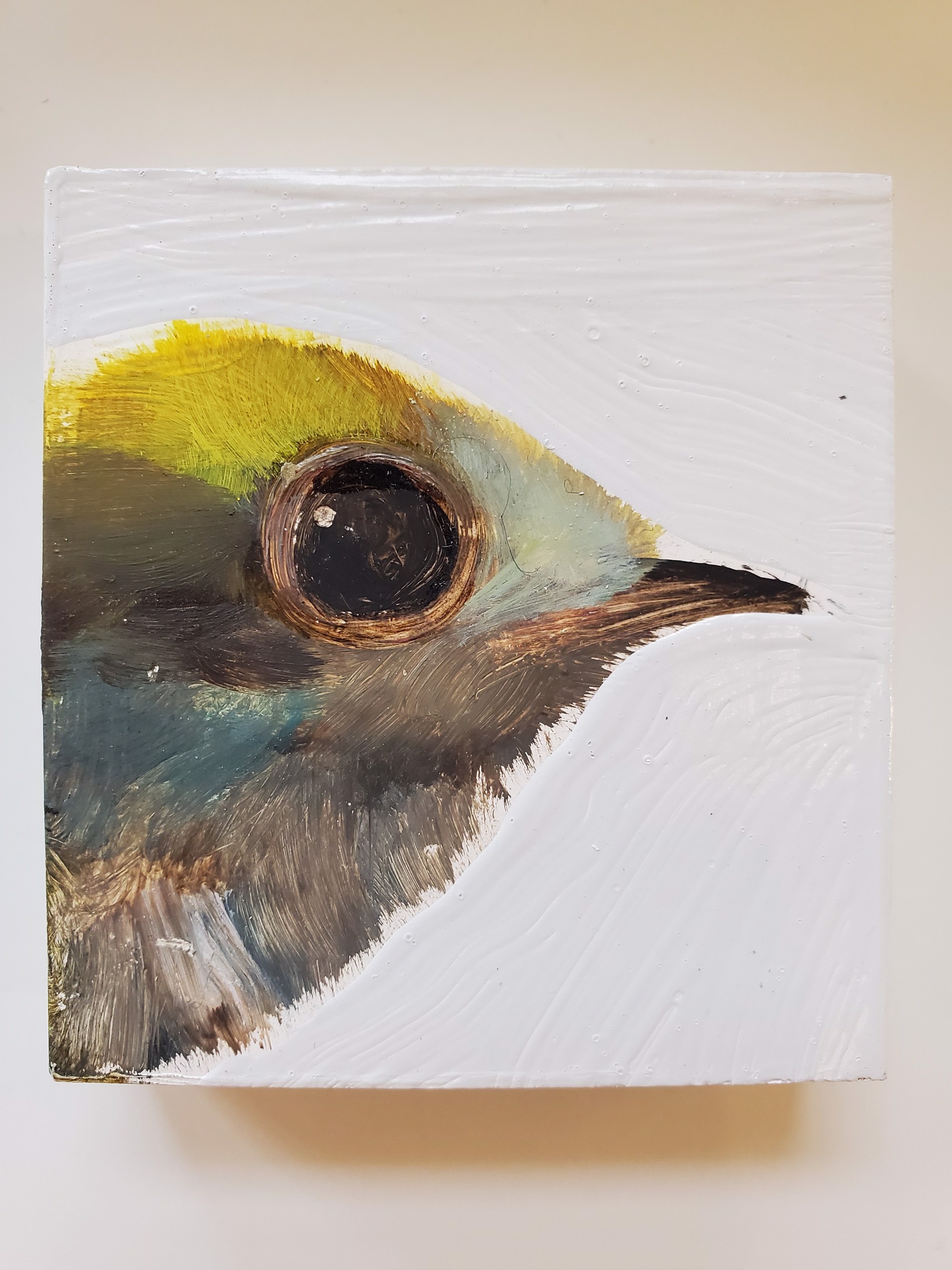 Small bird block by Diane Kilgore Condon