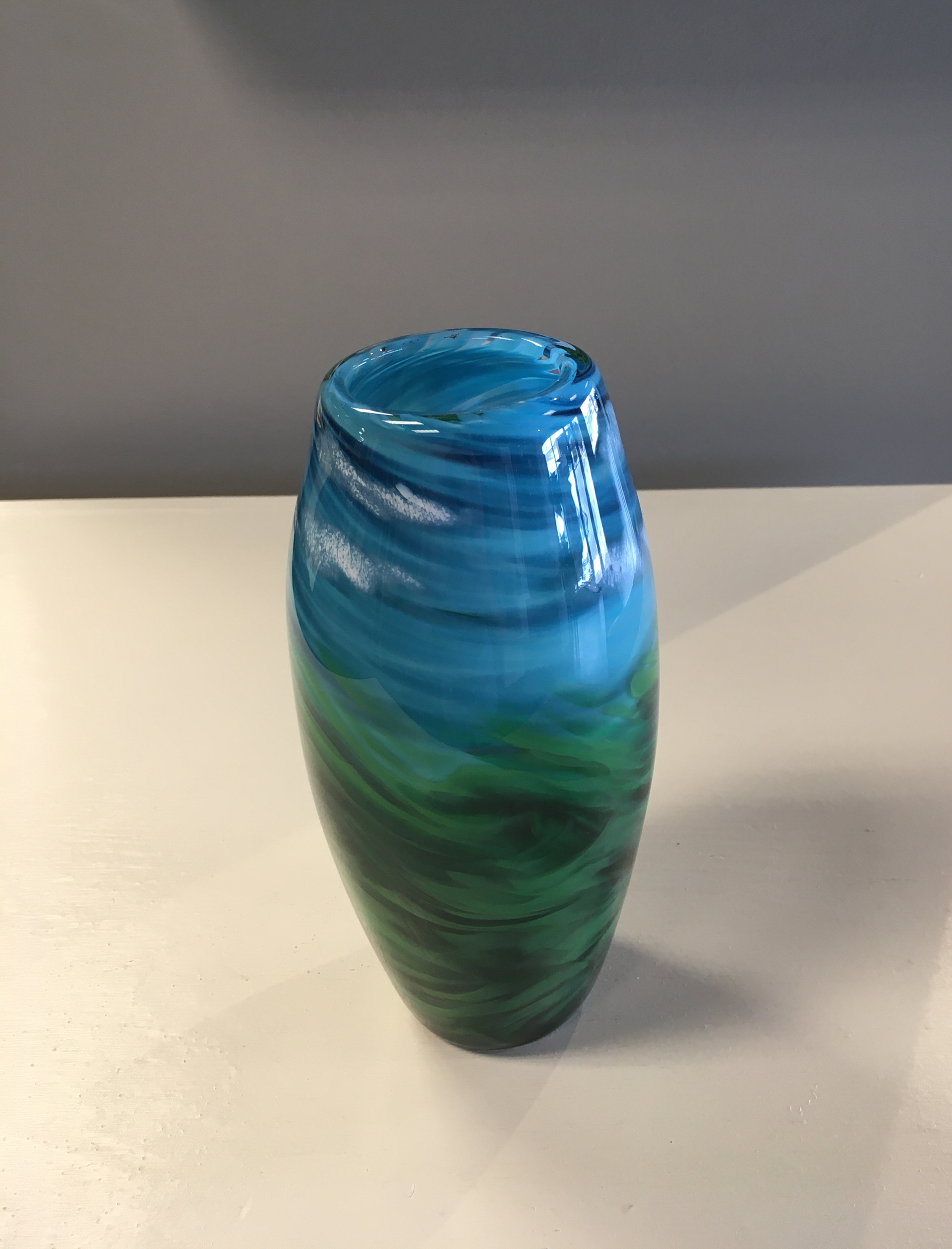 Summer Prairie Vase by AlBo Glass