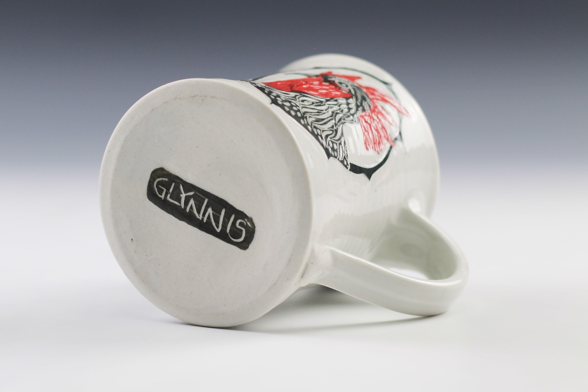 Rooster Mug by Glynnis Lessing