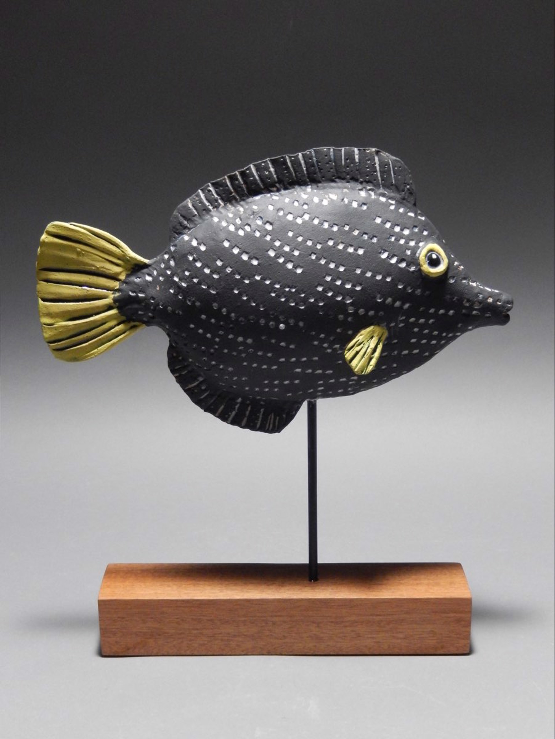 Black And White Fish by Janet Leazenby