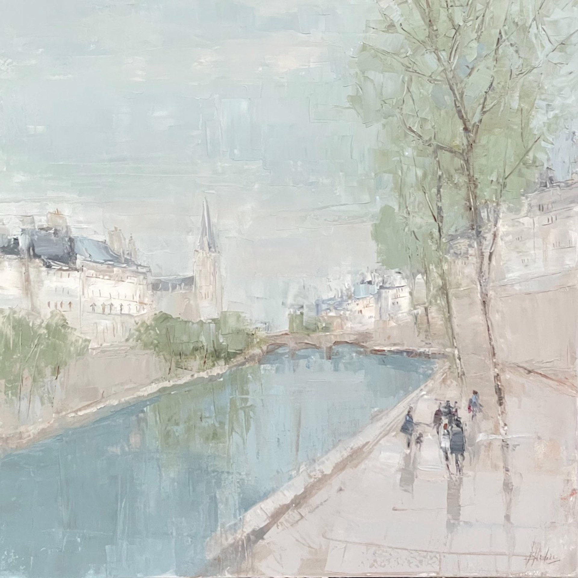 Along The Seine, Paris by Barbara Flowers