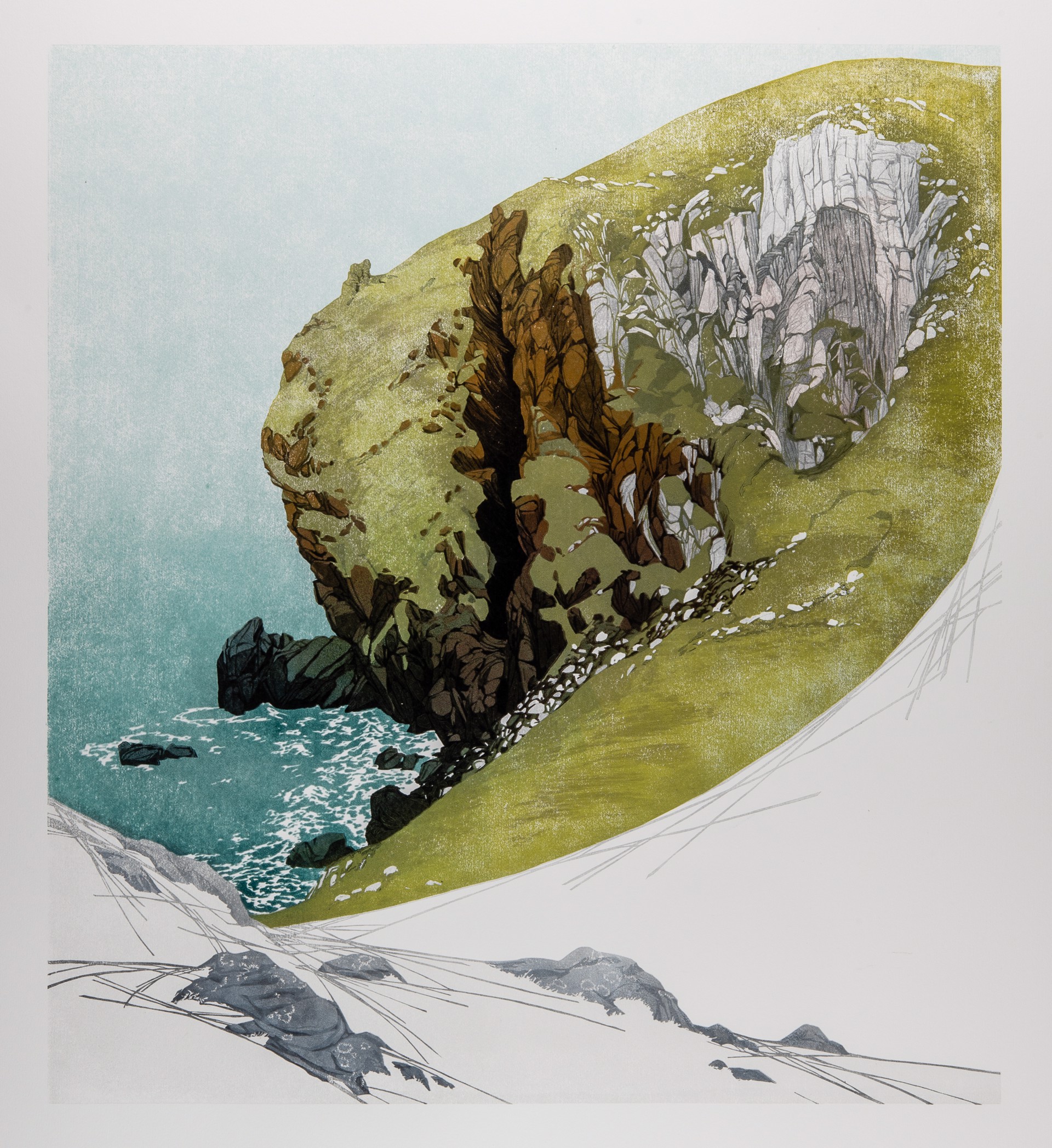 Divided Cliffs, St Abb's Head by Laura Boswell ARE