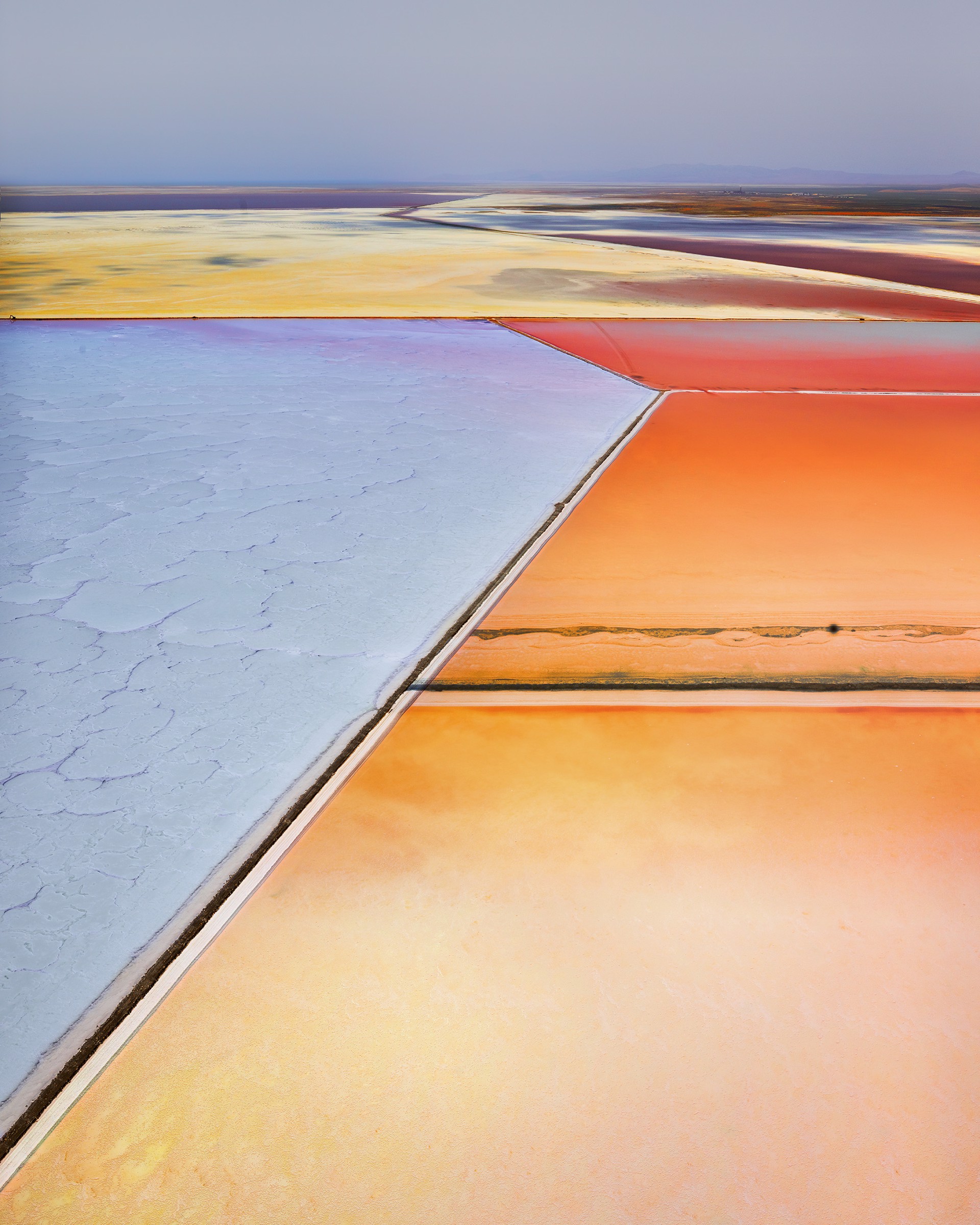 Blue Quadrilateral  Great Salt Lake by David Burdeny