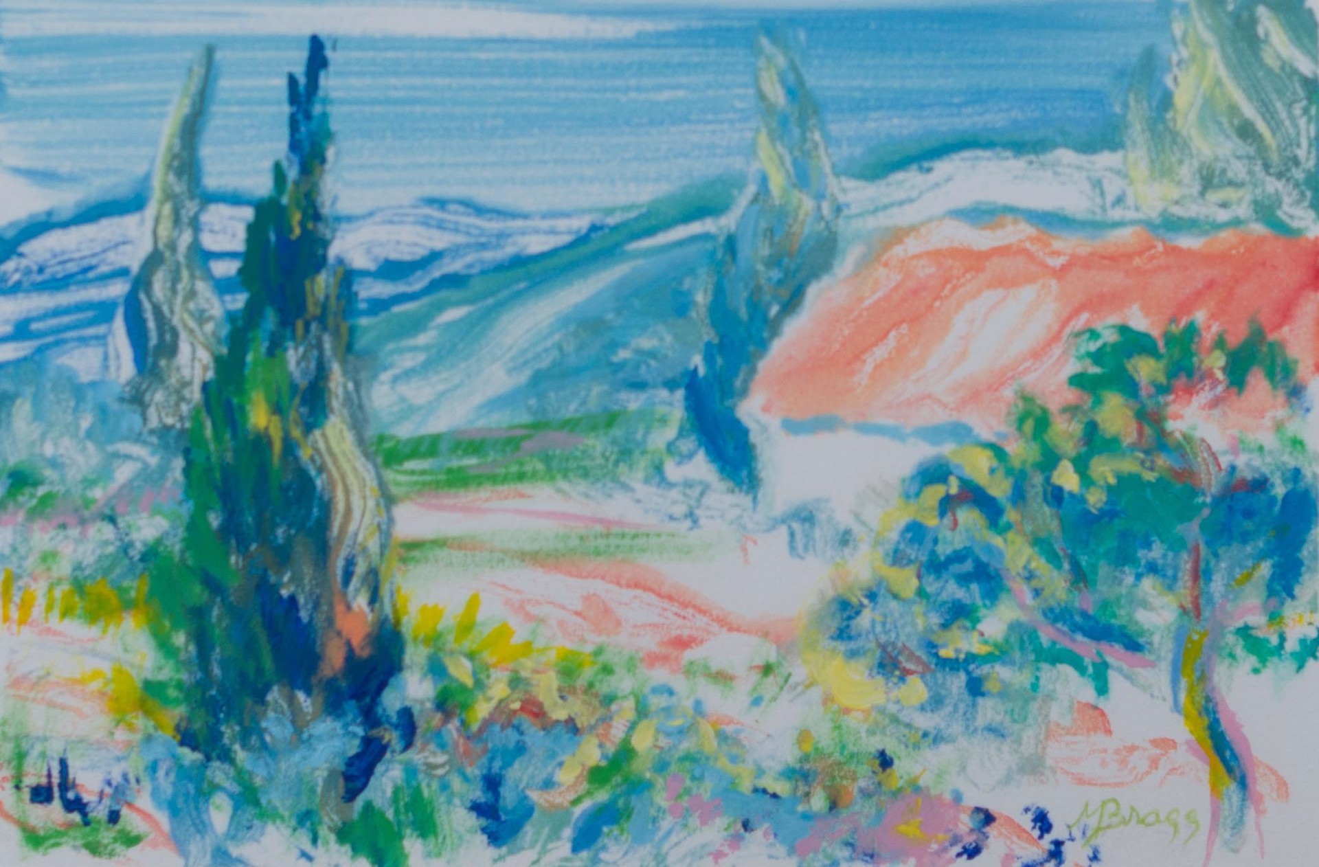 Les Montagnes de Provence by Margaret Bragg