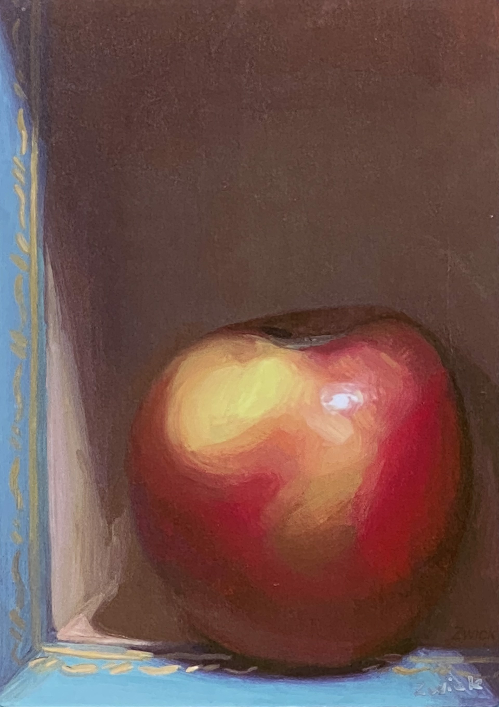 Apple in a Box  by William Zwick