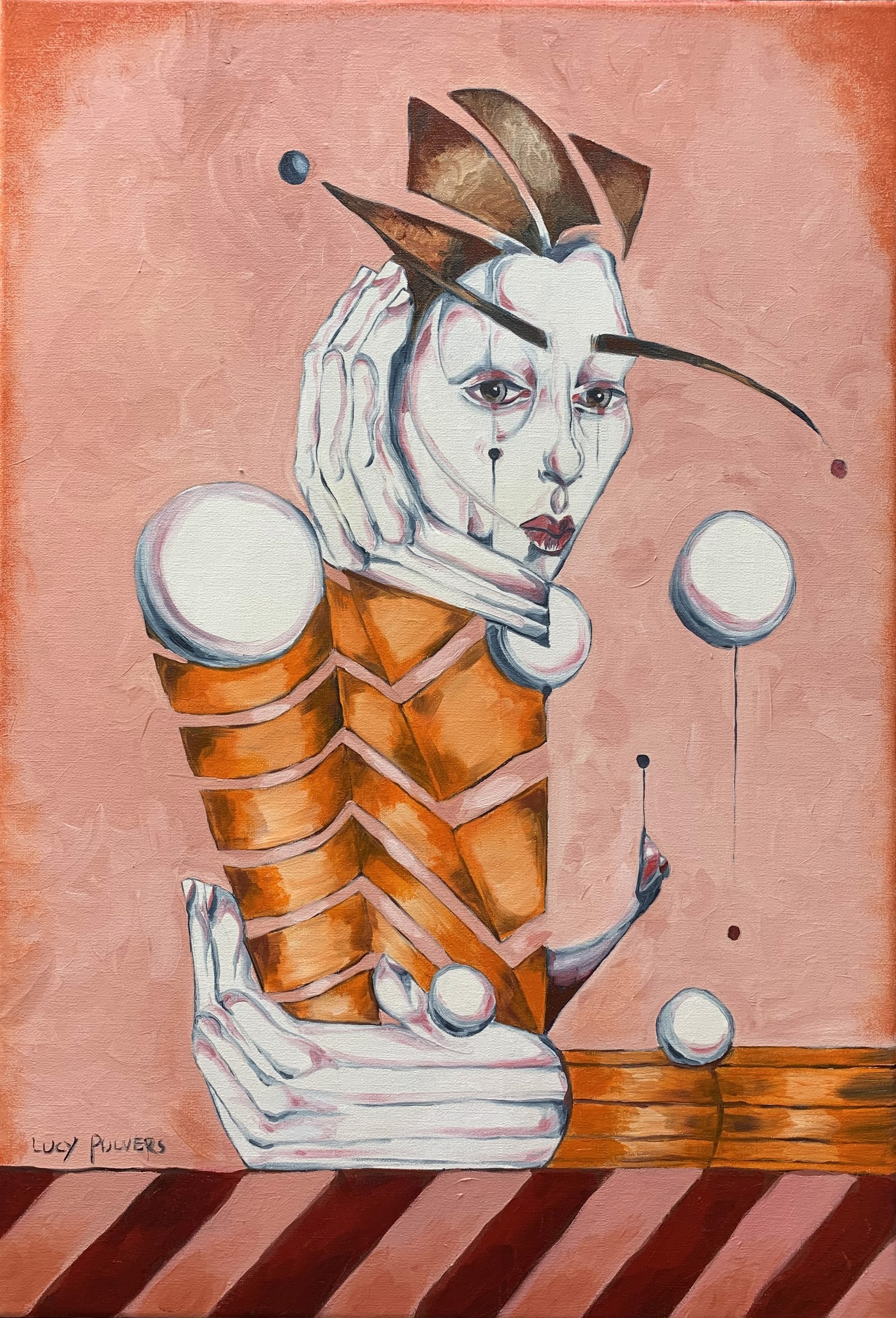 Figure In Pink by Lucy Pulvers