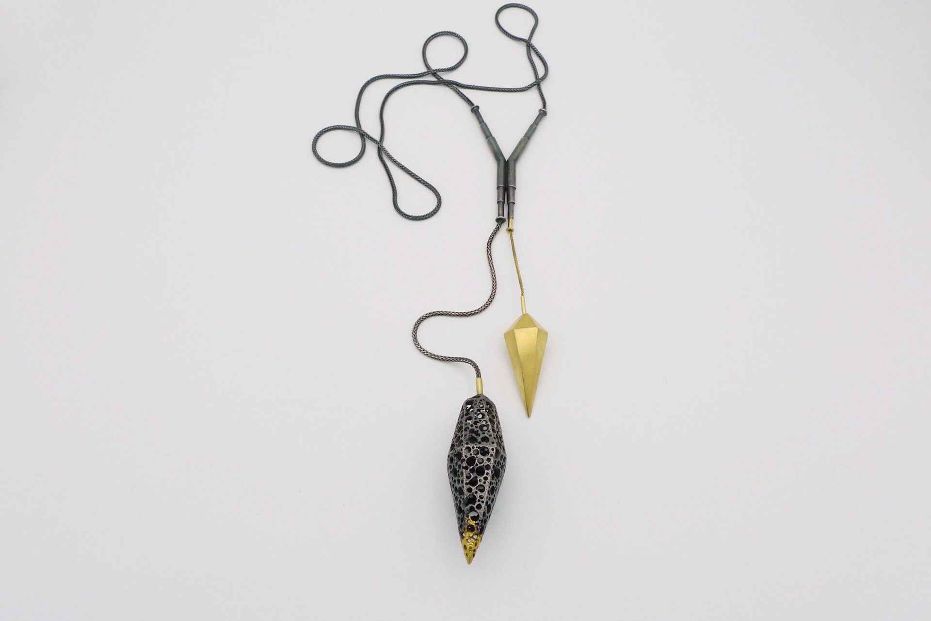 Facet Necklace #23 by Lisa Gralnick