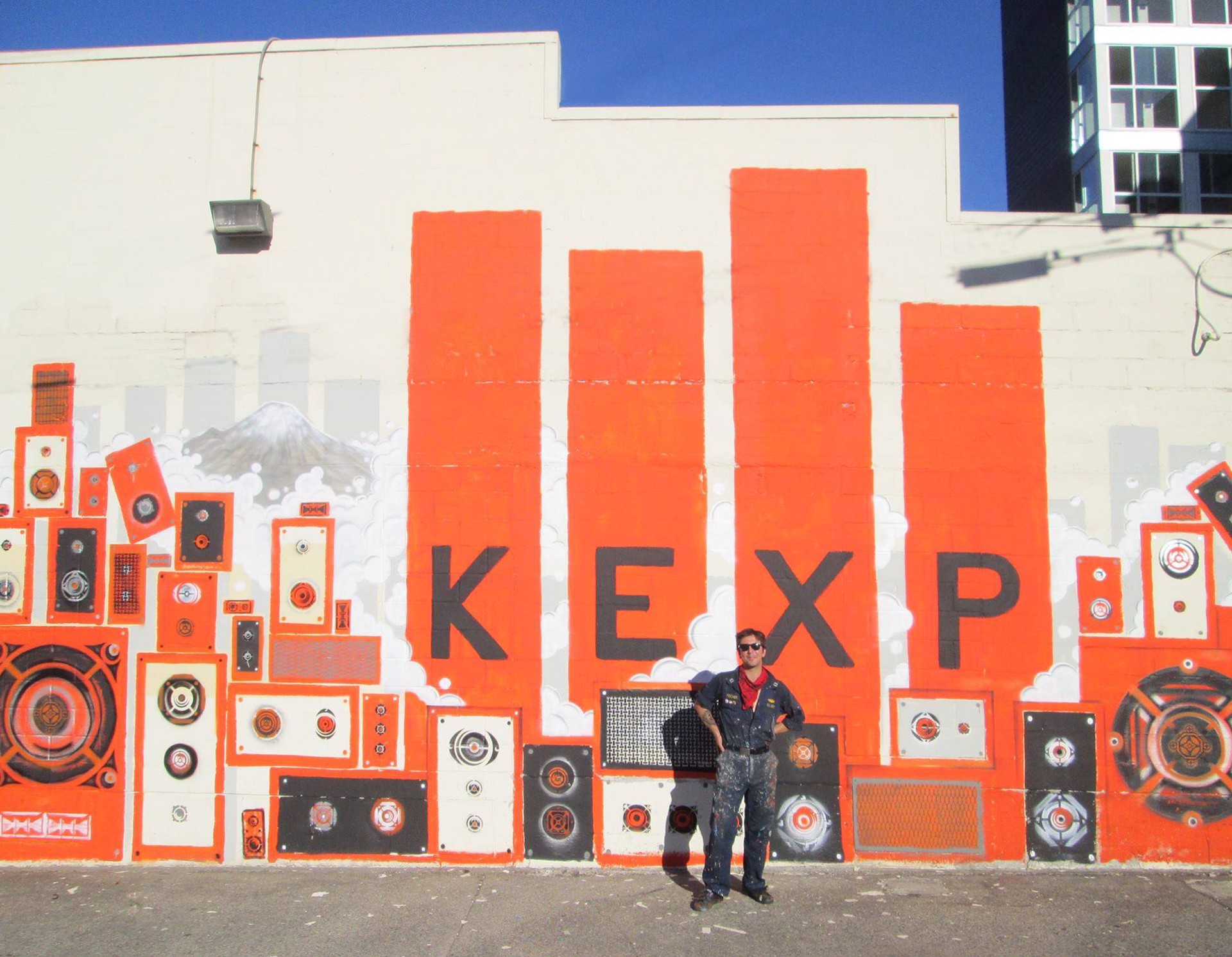 KEXP Mural by Jonathan Wakuda Fischer