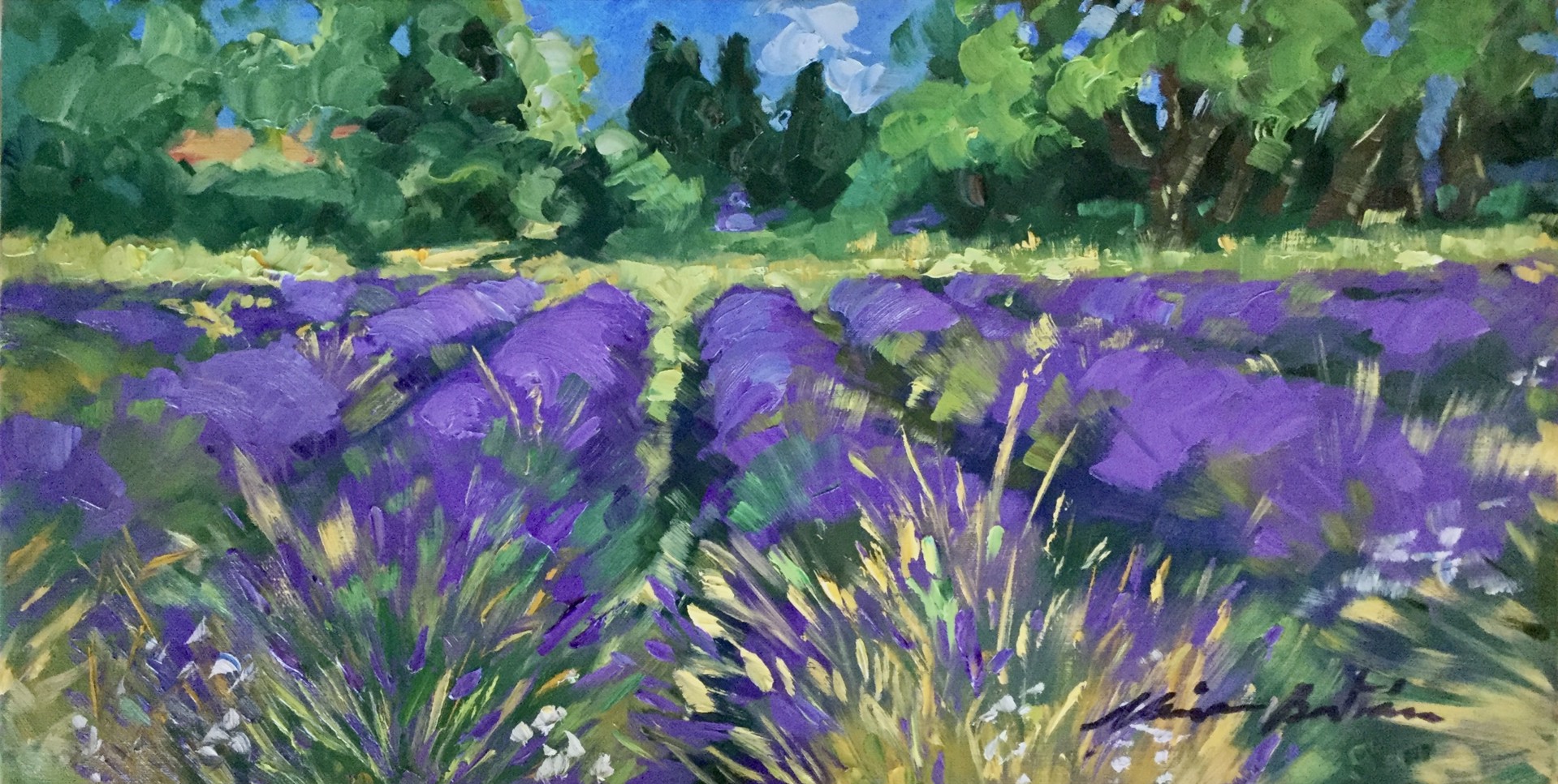Lavender In Aurel by Maria Bertrán