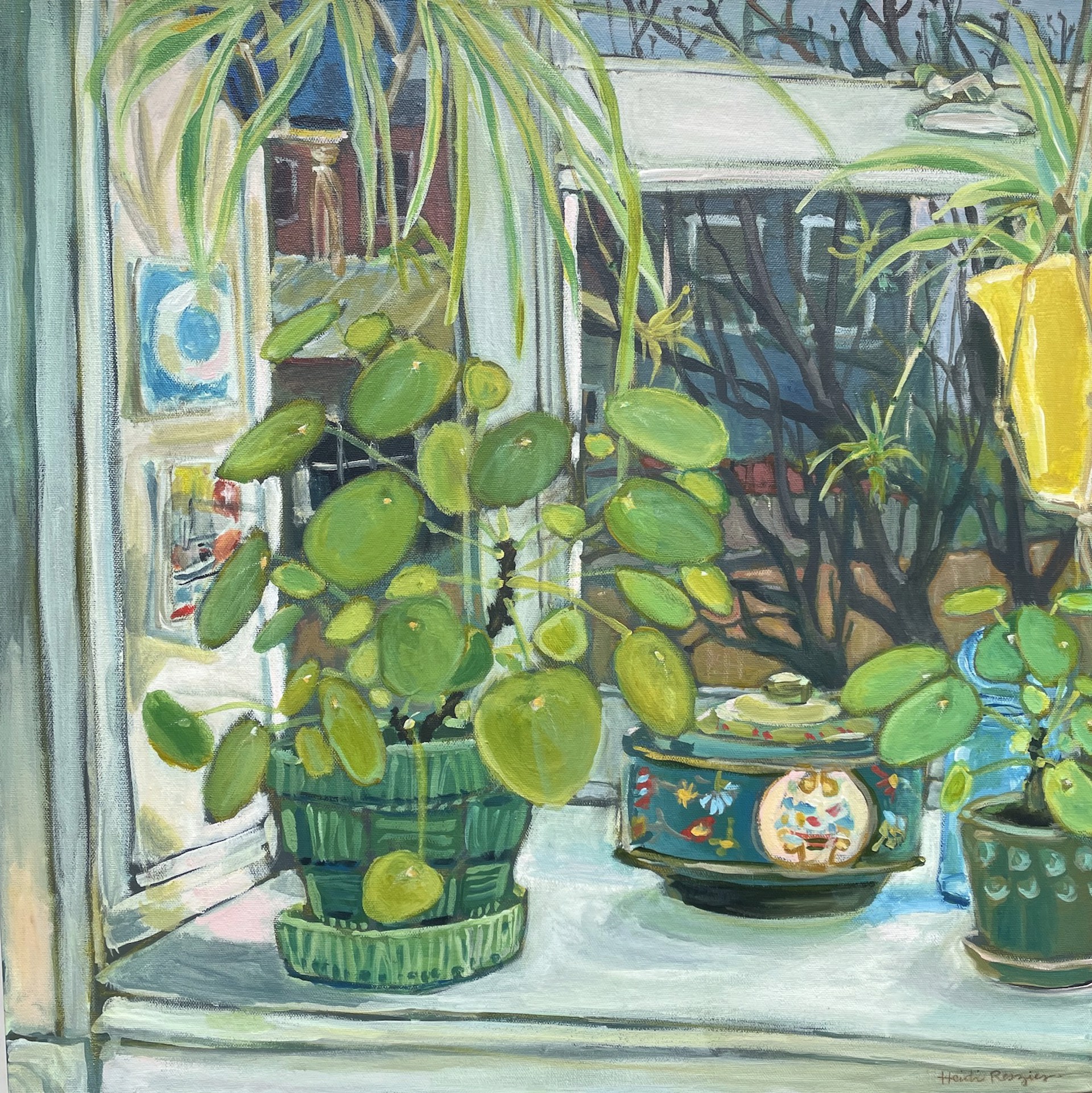 Kitchen Window, January by Heidi Reszies