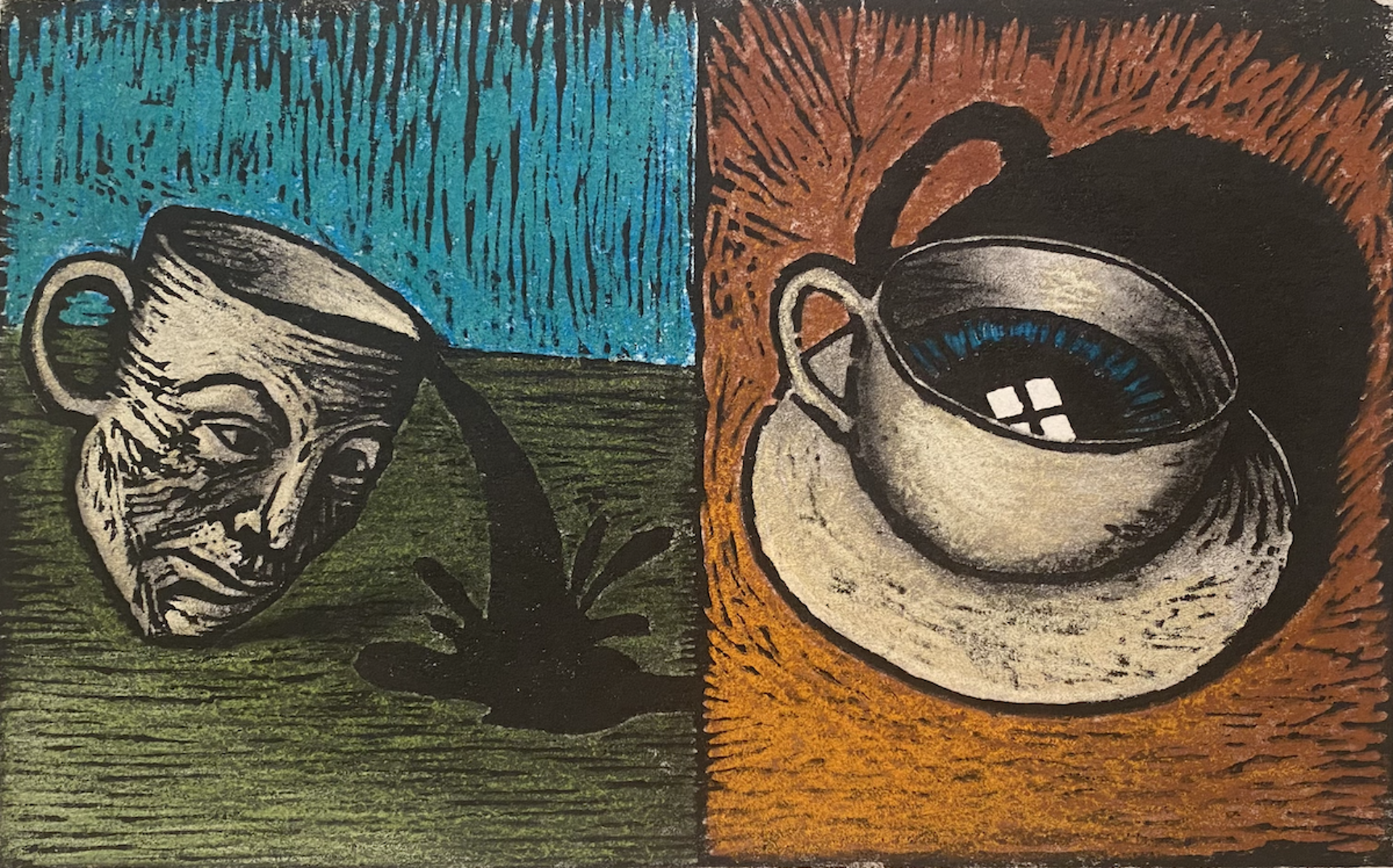 Coffee Mug/Eye Cup (12/24) by Jeff Donovan
