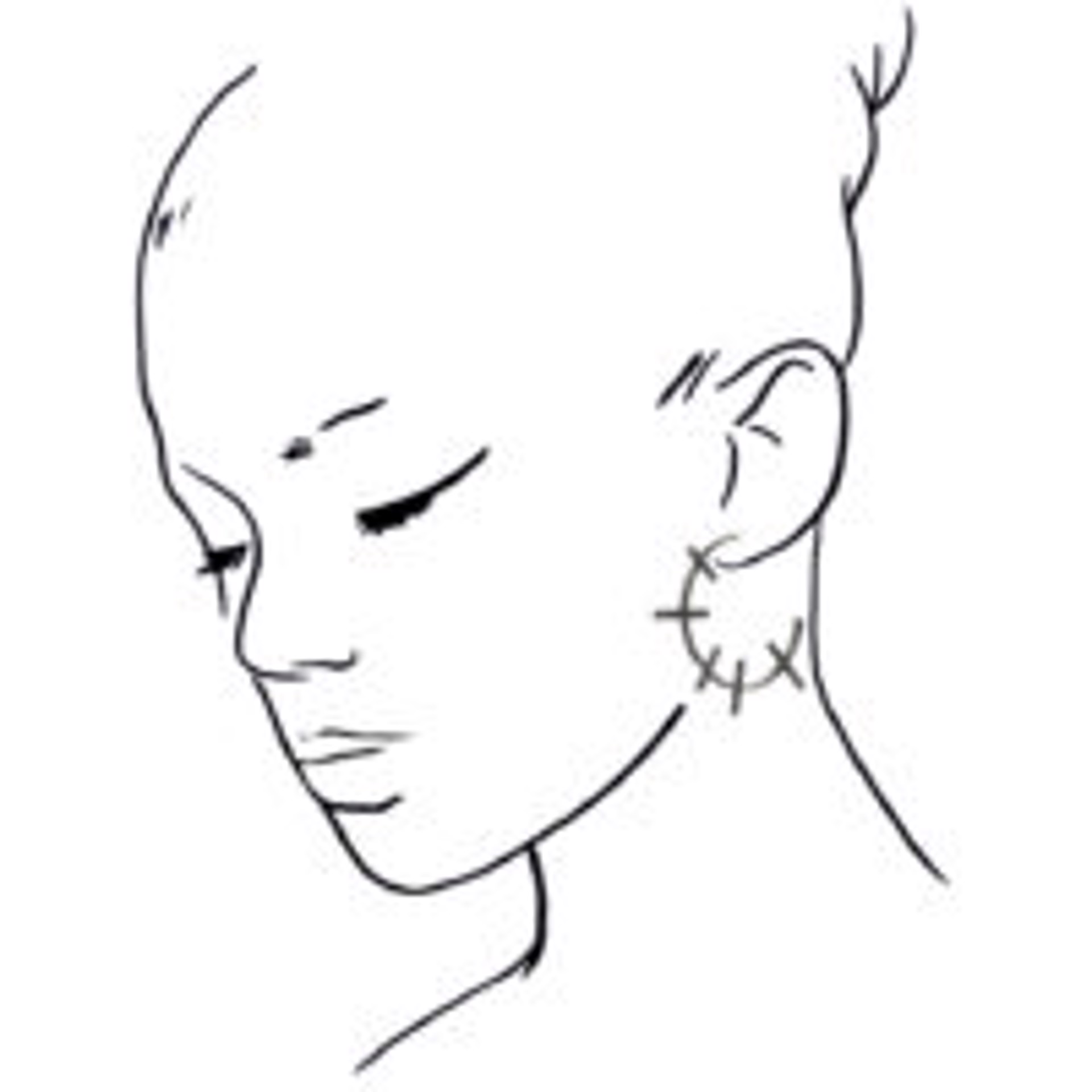 Black & Diamond Spiked Hoops by Biba Schutz