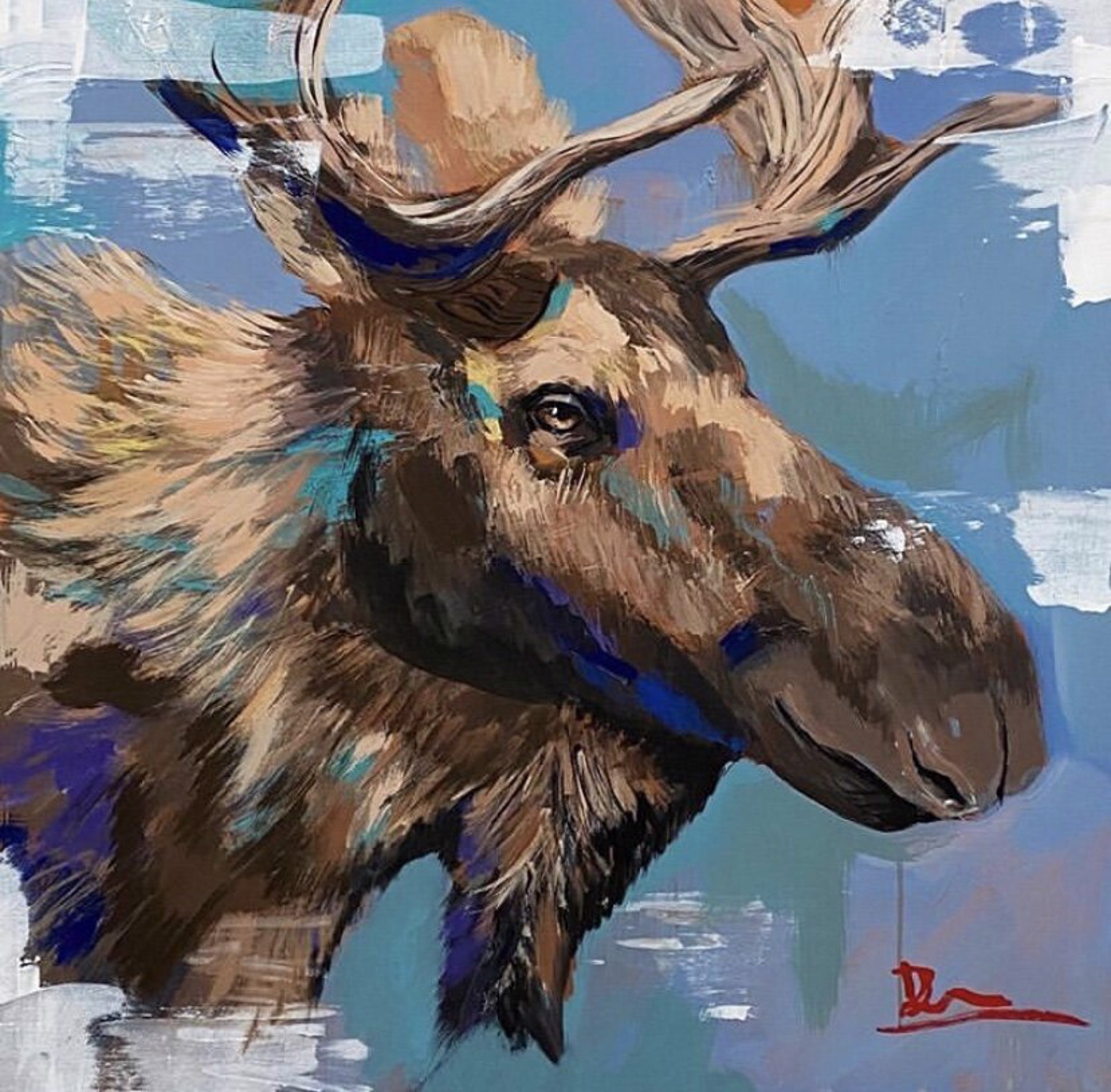 Moose Profile by Dominic Mattioli