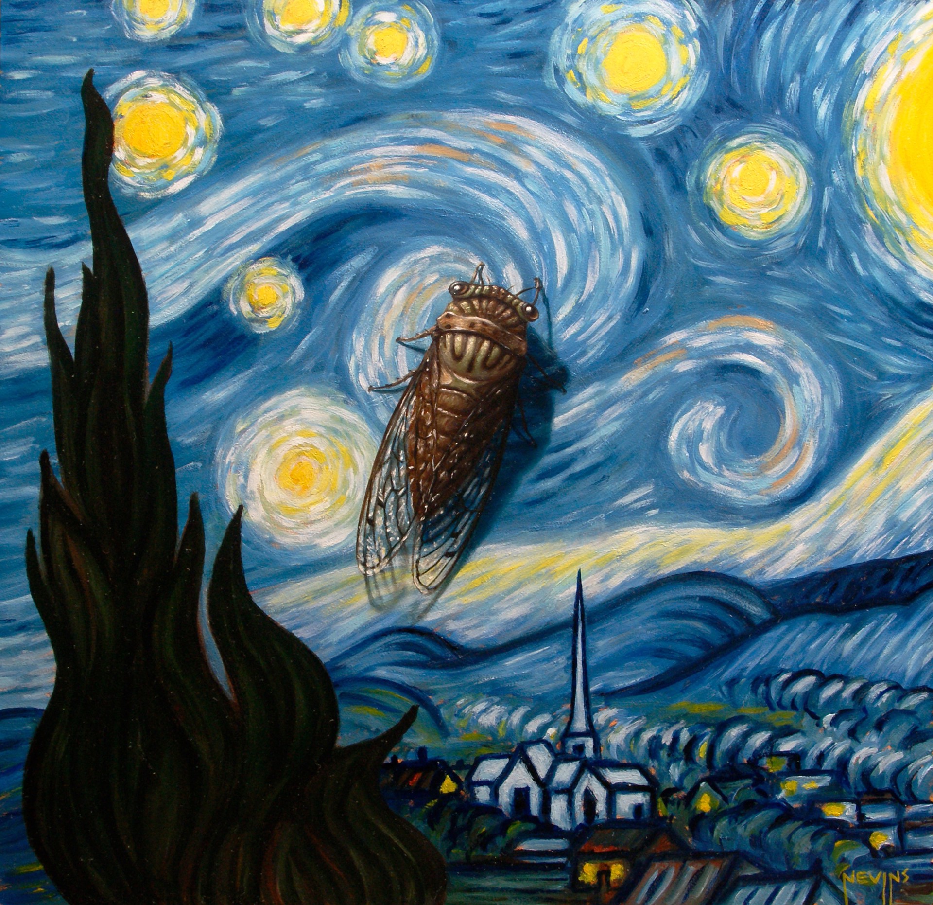 Van Gogh's Cicada by Patrick Nevins