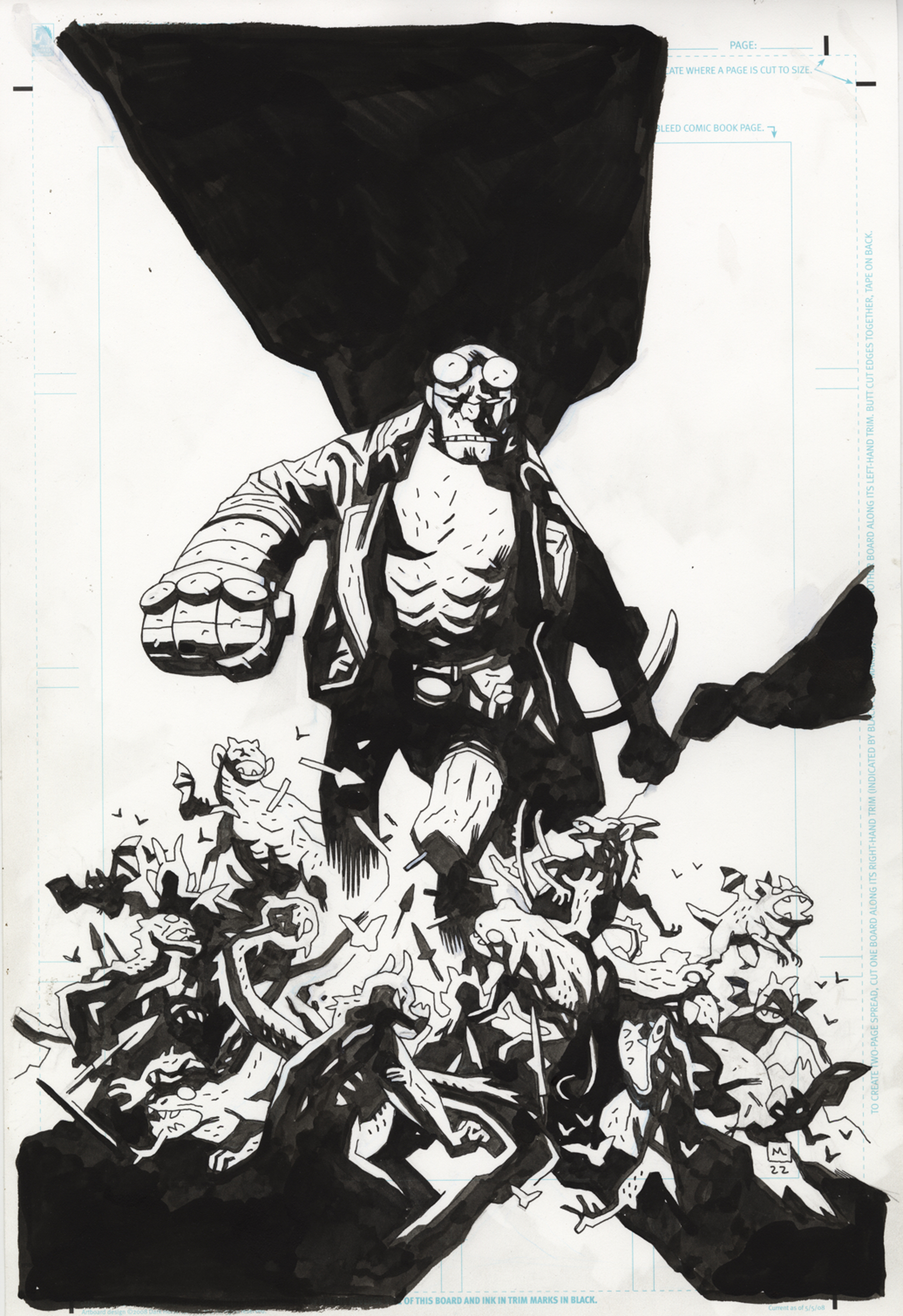 THE ART OF HELLBOY / Mike Mignola　jg01 The Art of Hellboy - Hardcover First – Stuart Ng Books