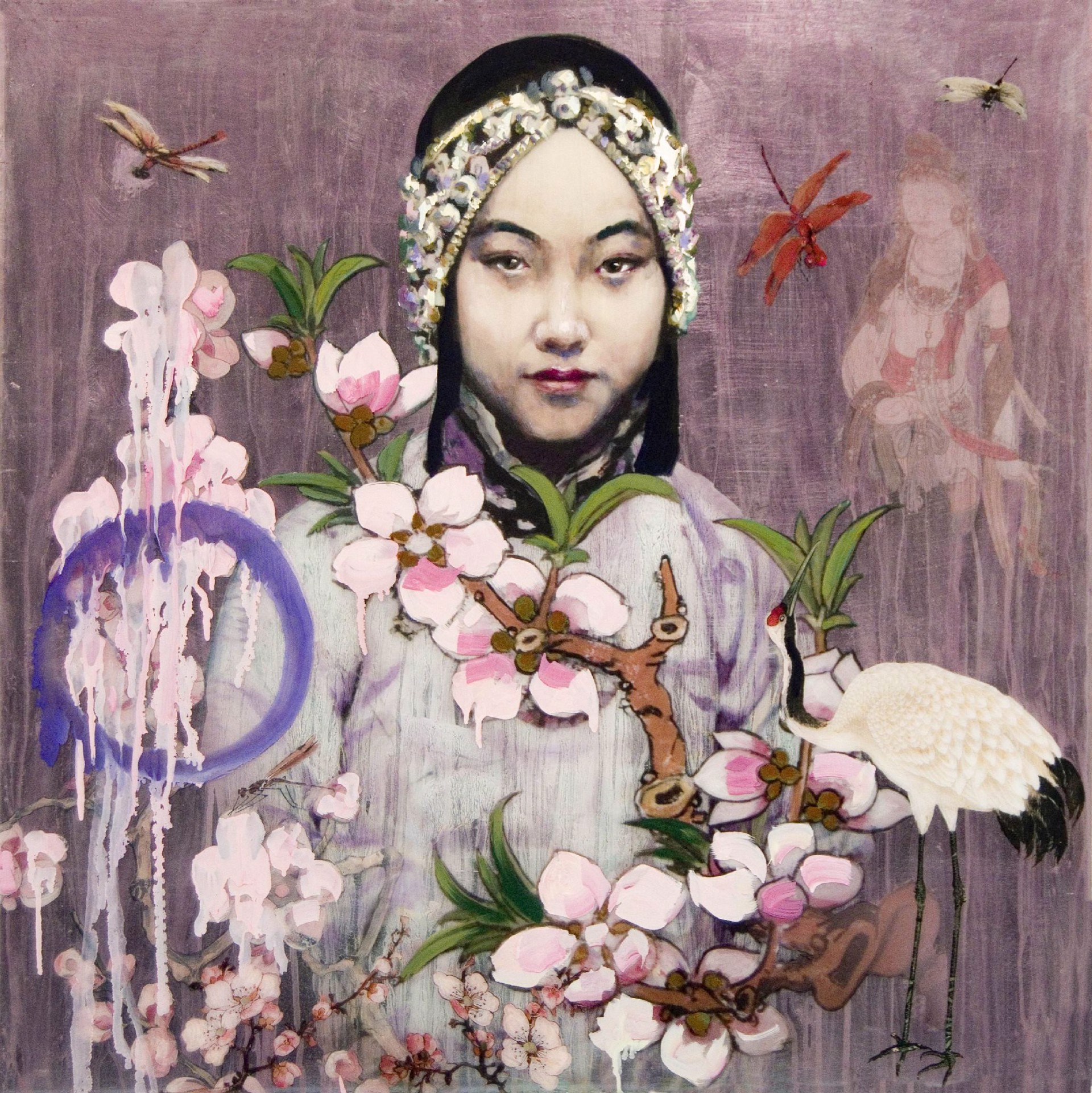 Flower Girl II by Hung Liu