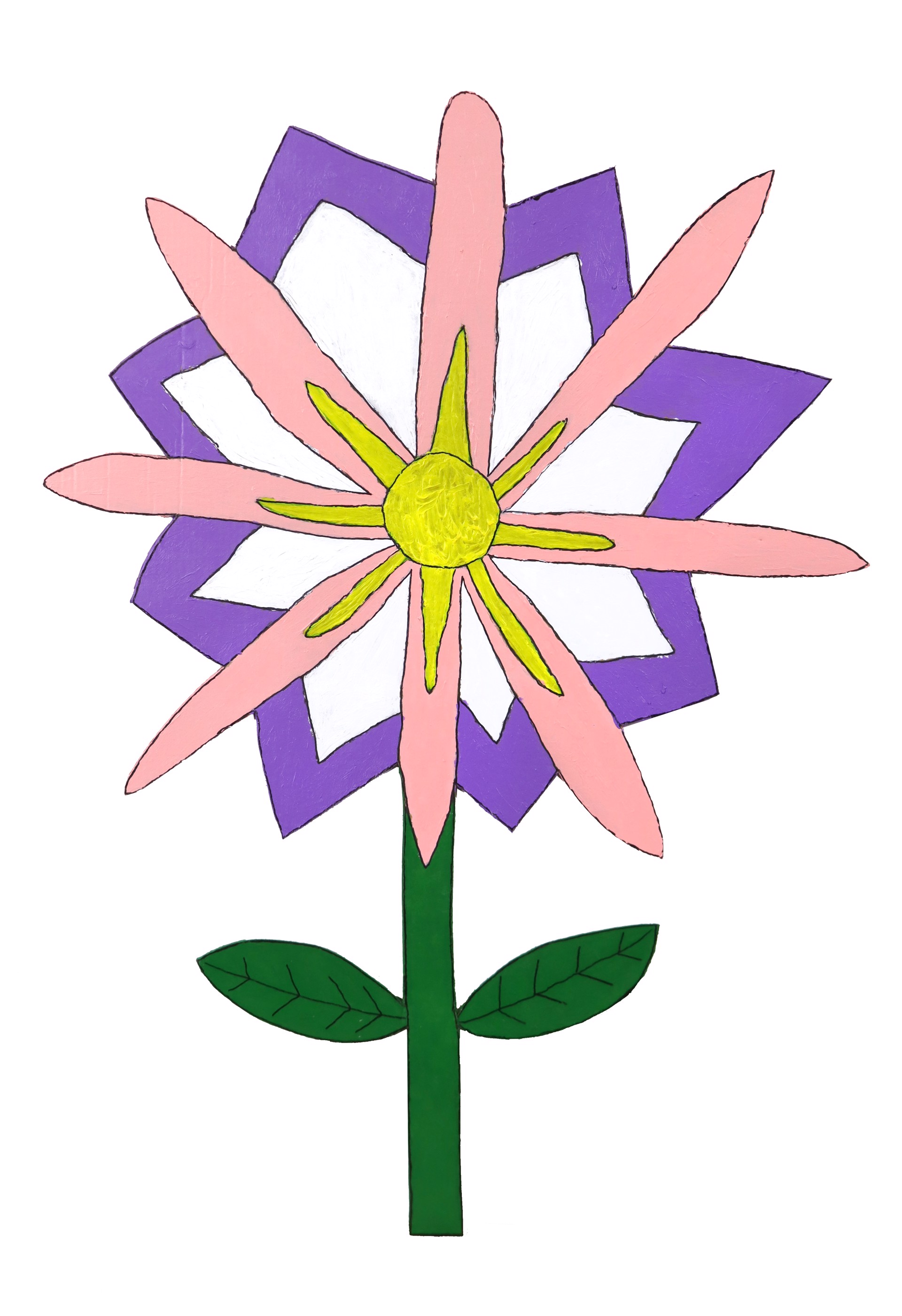 Pinwheel Flower by Gillian Patterson