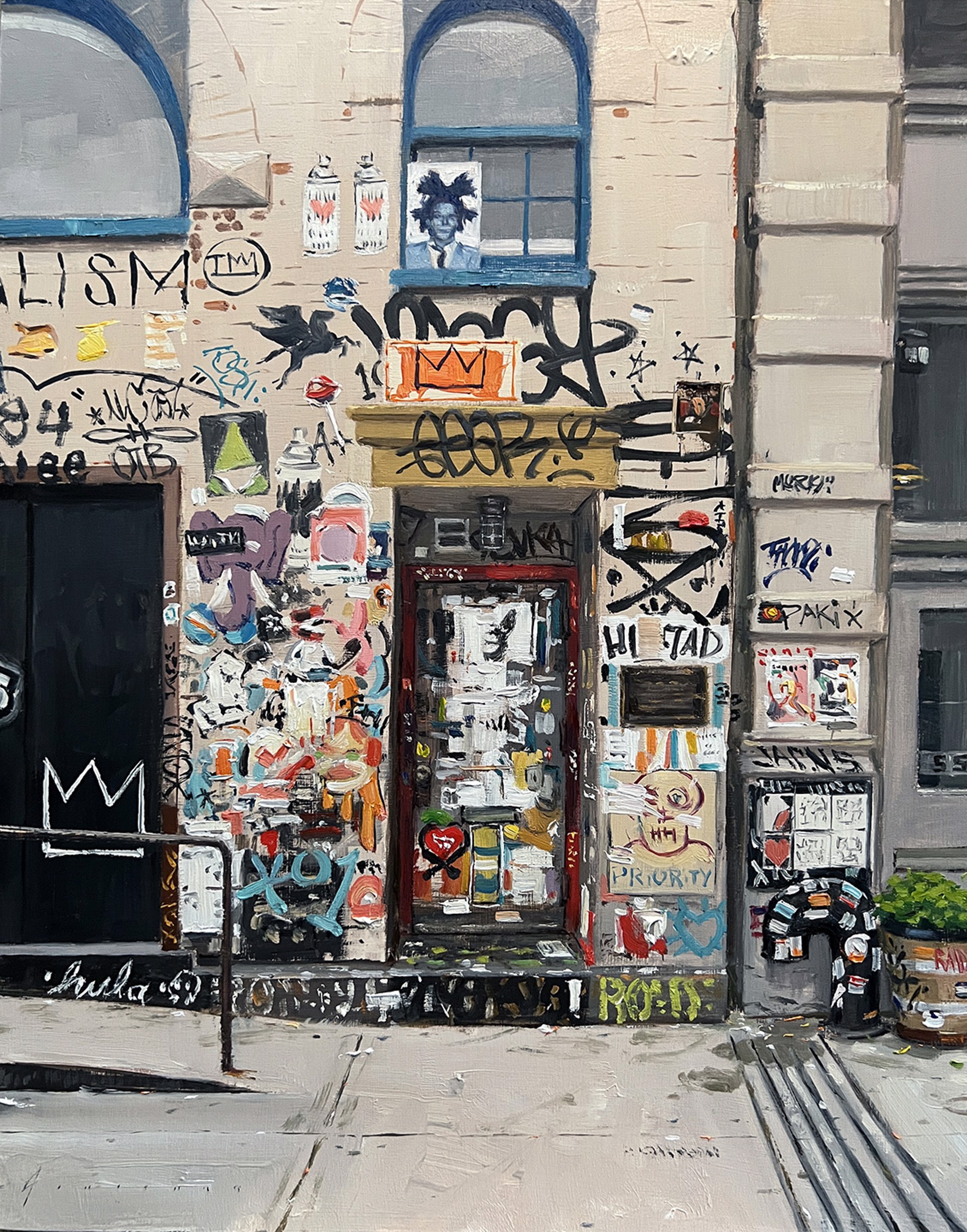 Basquiat's Studio by Vincent Giarrano