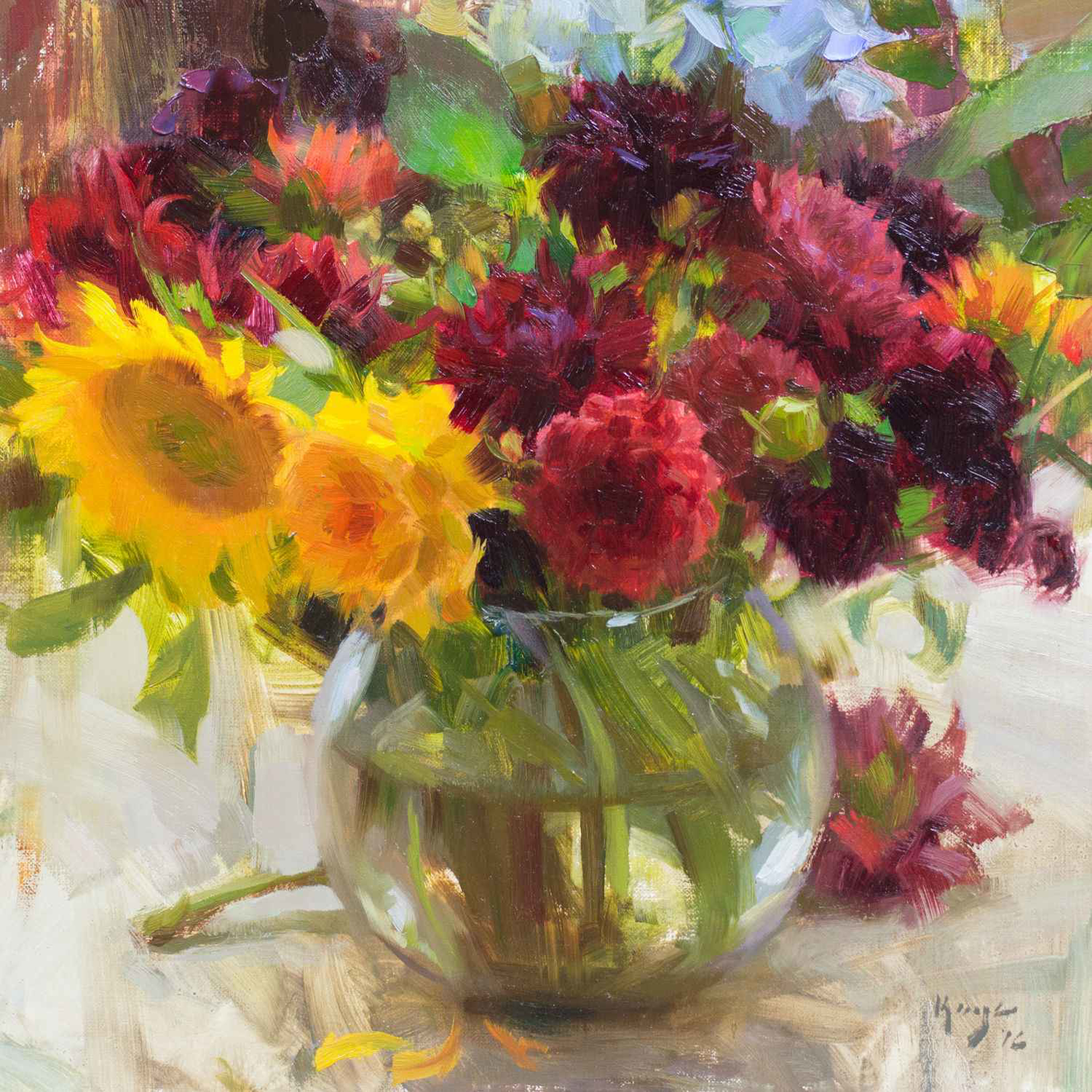 Bowl of Flowers by Daniel Keys