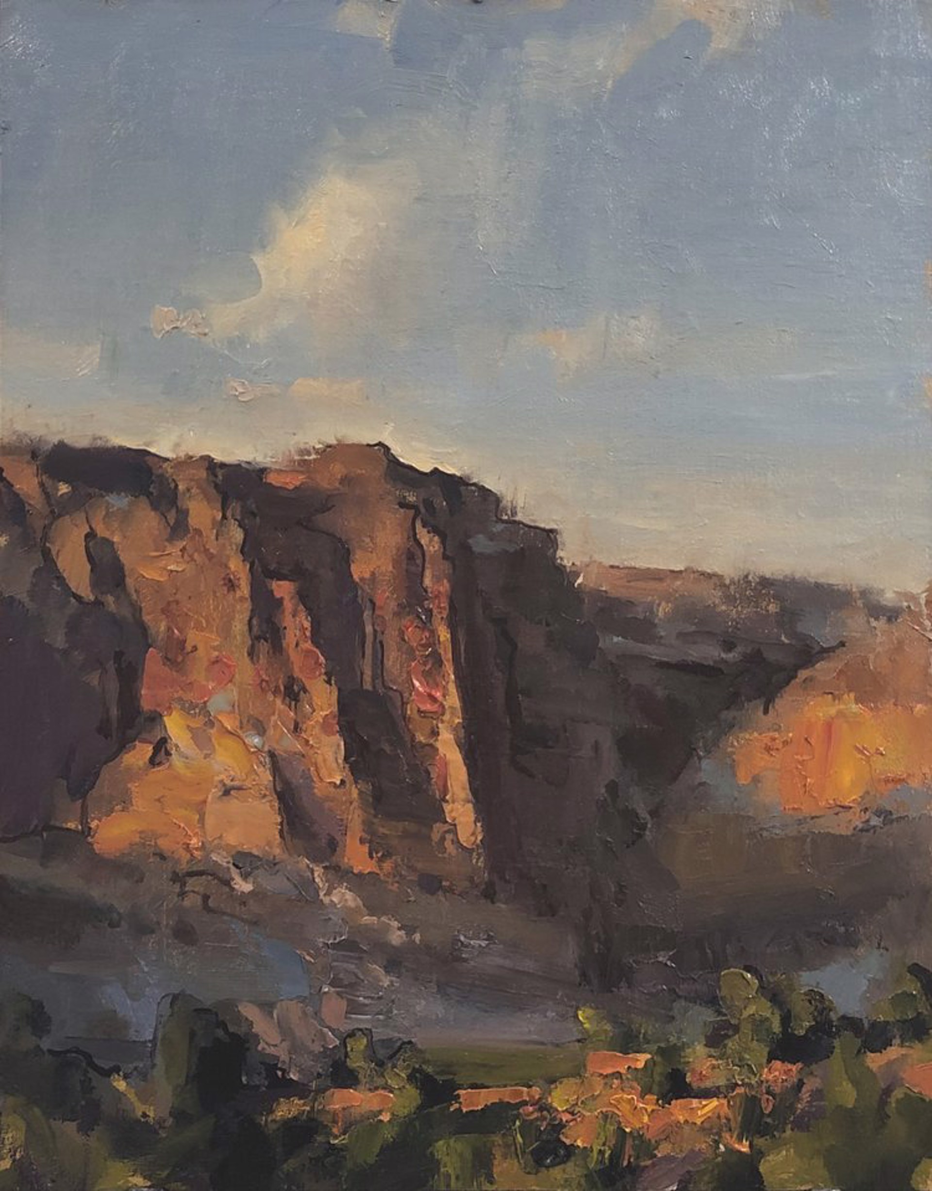 Sunset from Utah Desert by Tad Retz