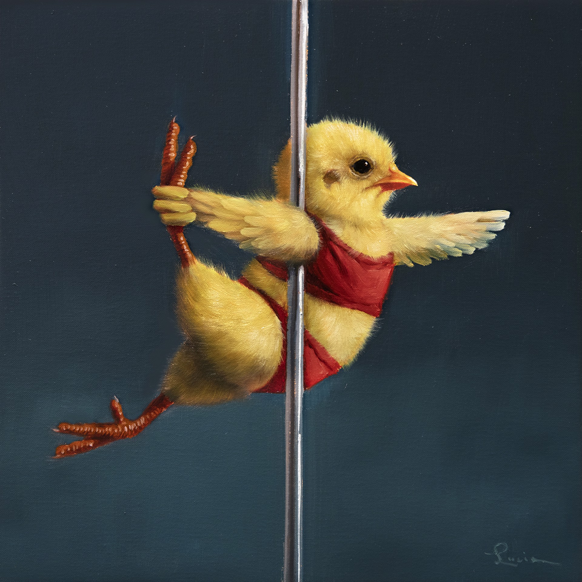 Pole Chick - Rocket Woman by Lucia Heffernan