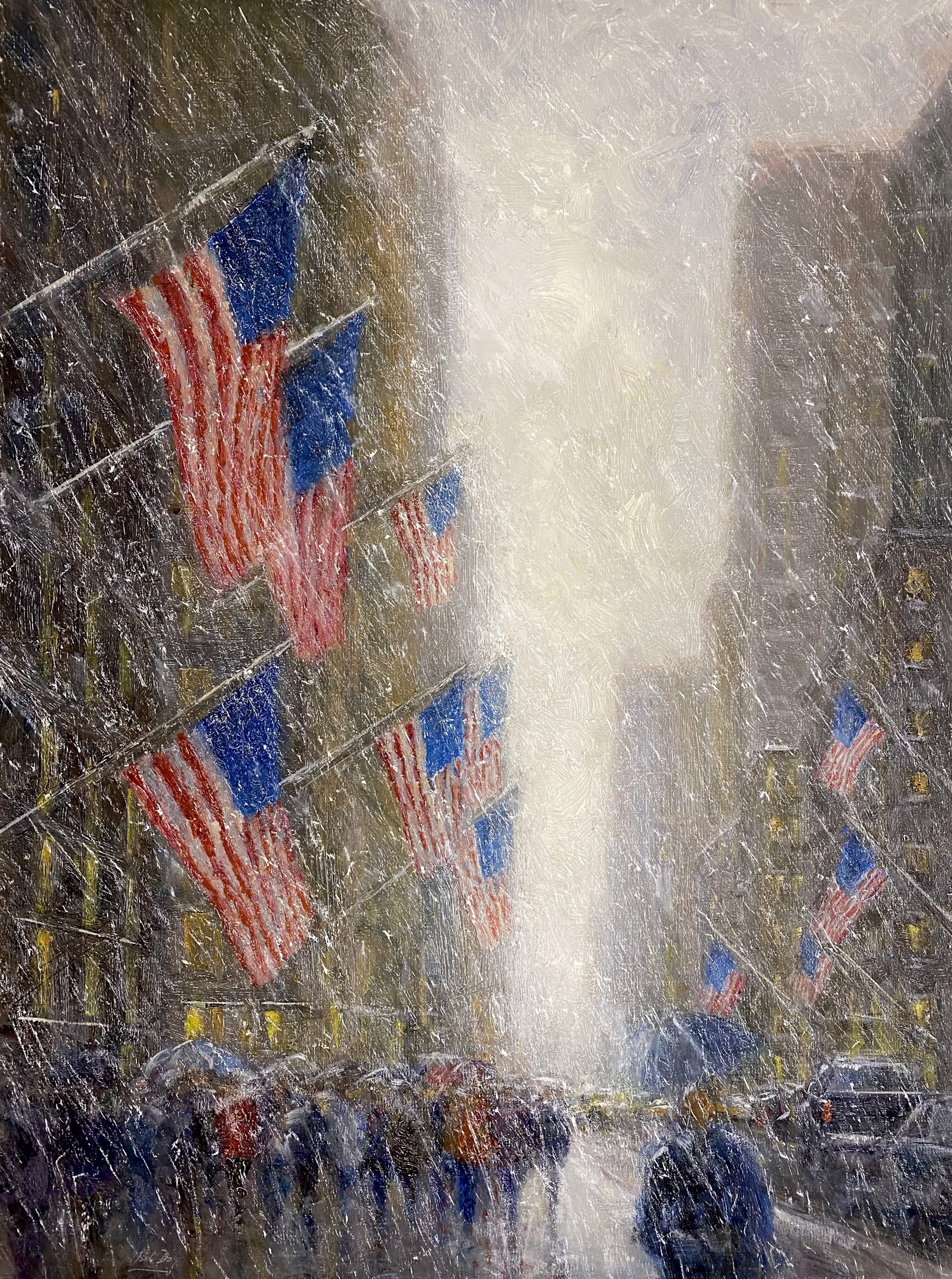 Snowy Day, Rockefeller Center by Mark Daly