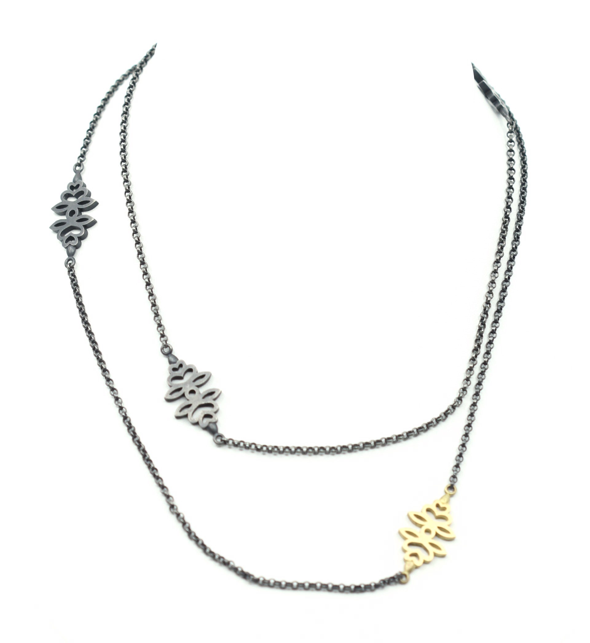 Blossom Station Necklace by Robin Waynee