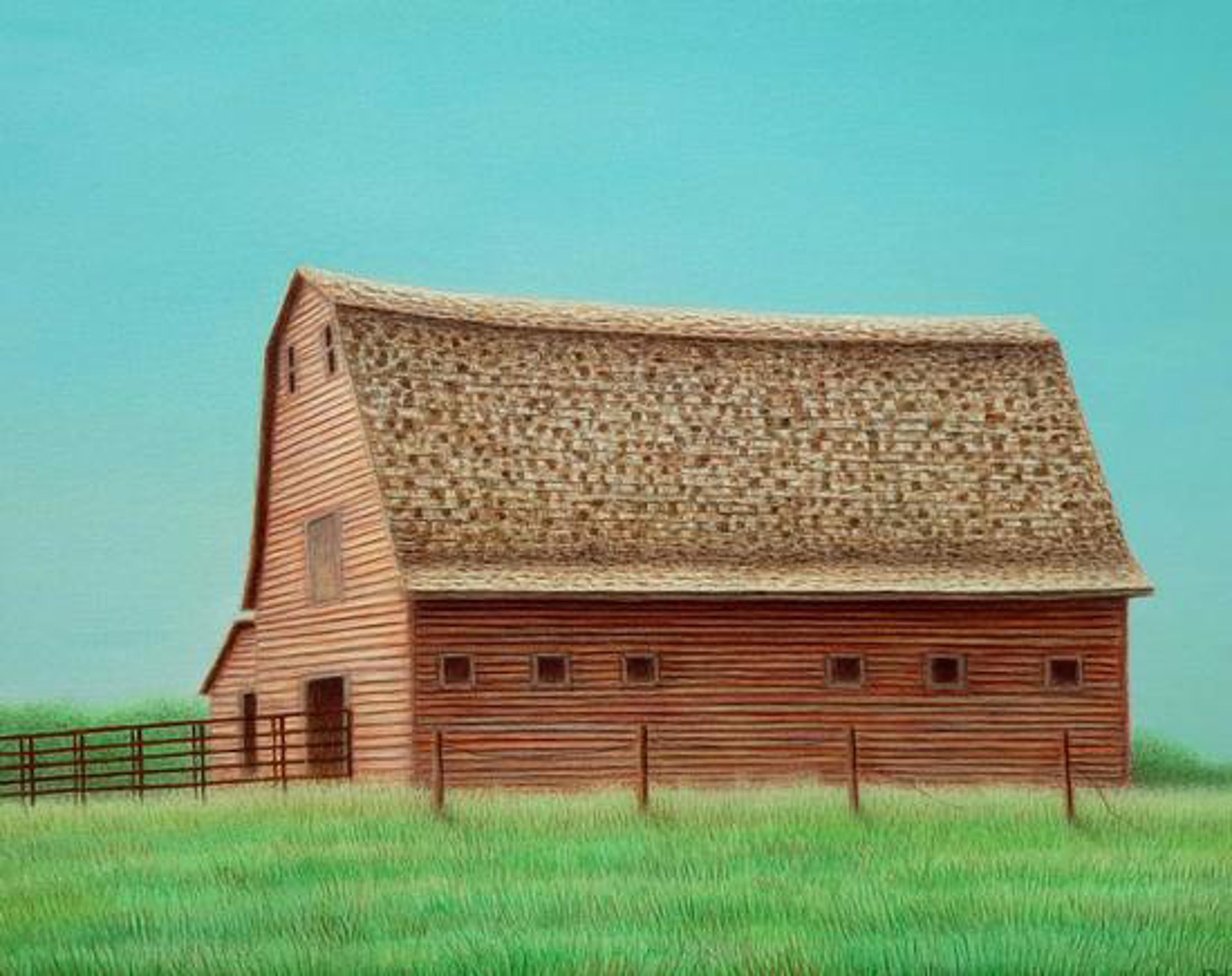 Red Barn I by Debbie Wozniak-Bonk
