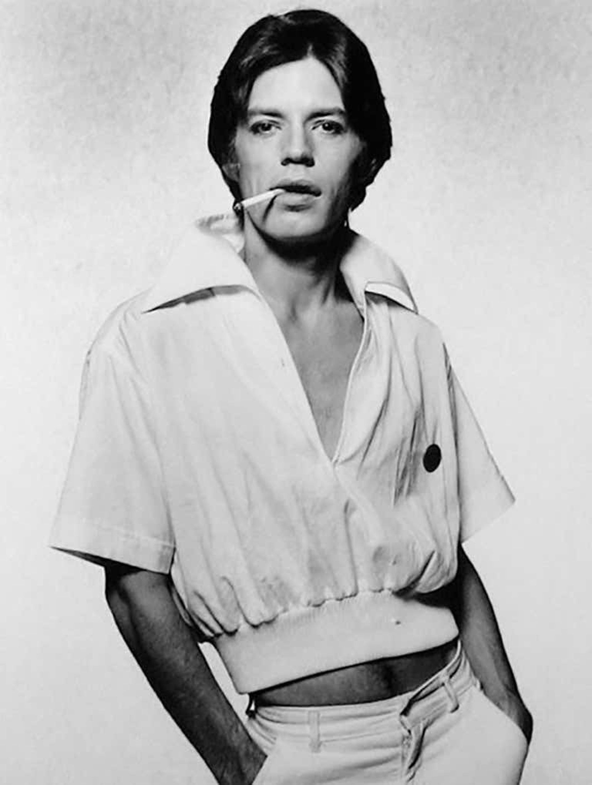 Mick Jagger, Cigarette by Terry O'Neill