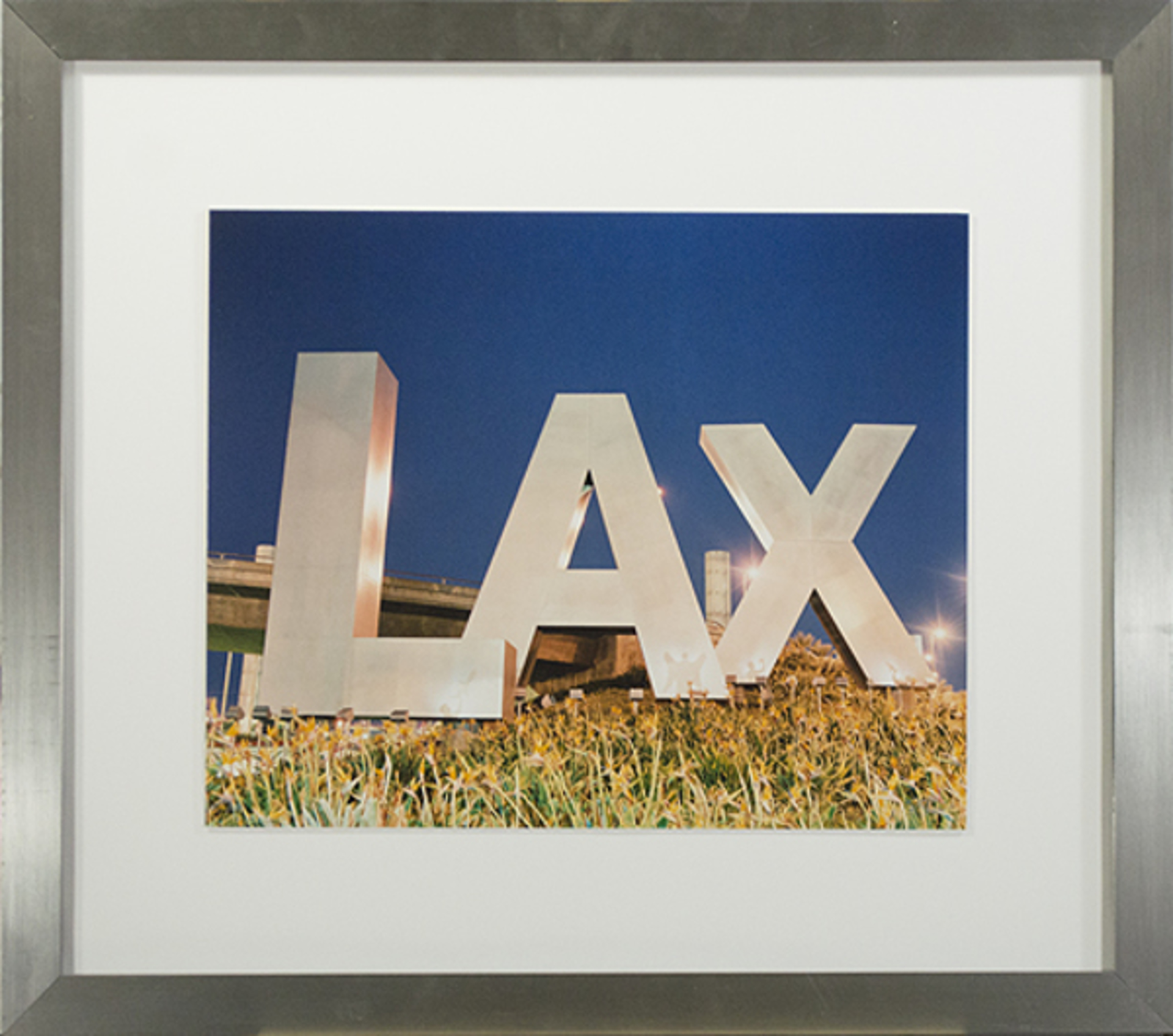 The History of Flight (Upon the LAX Sign) by Robert Kawika Sheer