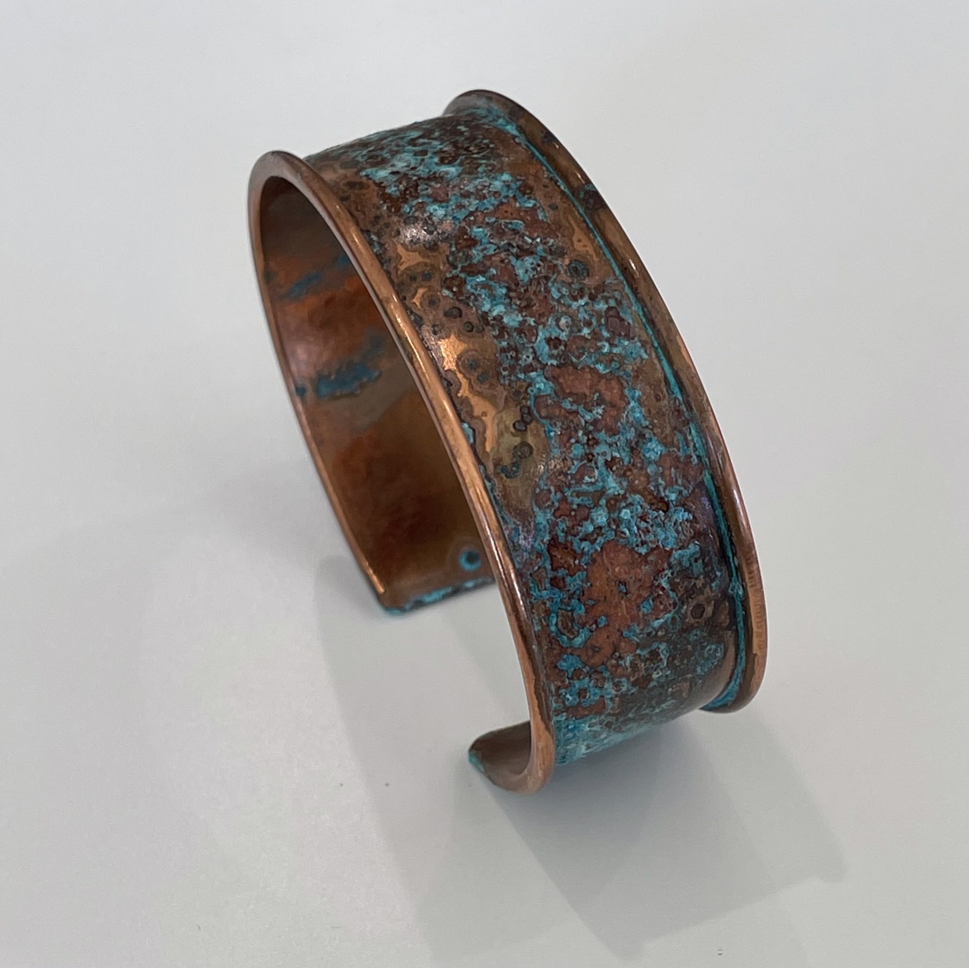 Abstract Patina Copper Bracelet by Keri Davis
