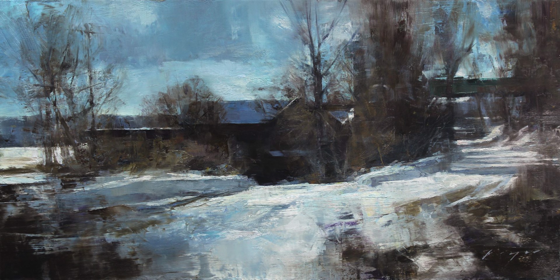 Mill on the Connecticut River by Douglas Fryer
