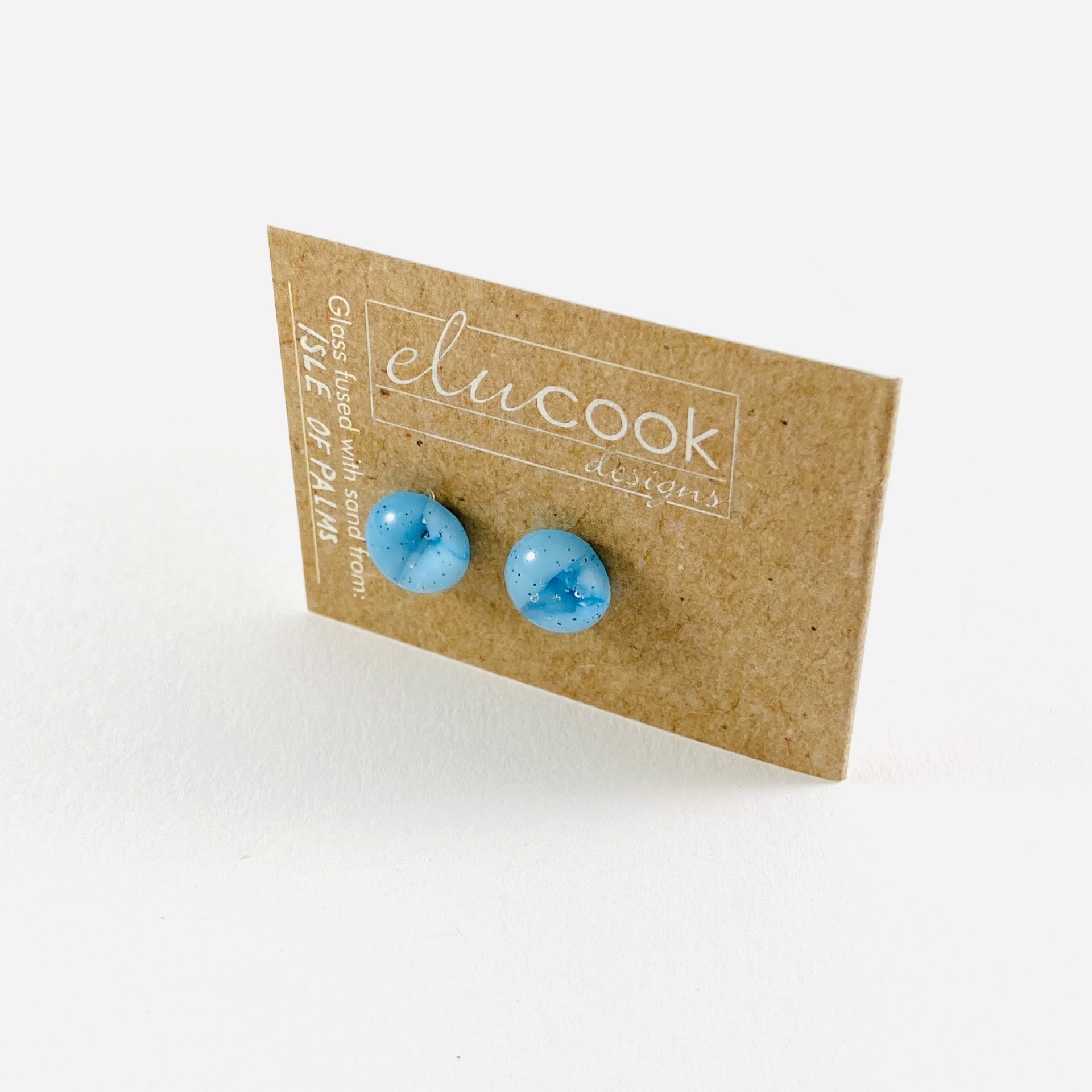 Button Earrings, 8s by Emily Cook