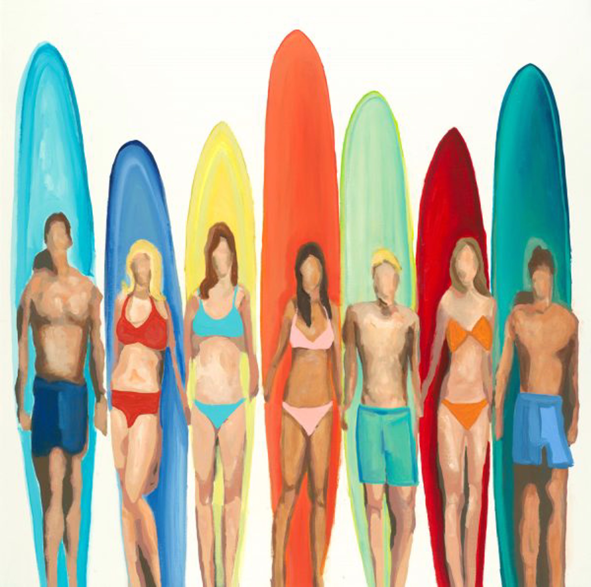 SURFERS by Randy Hibbard