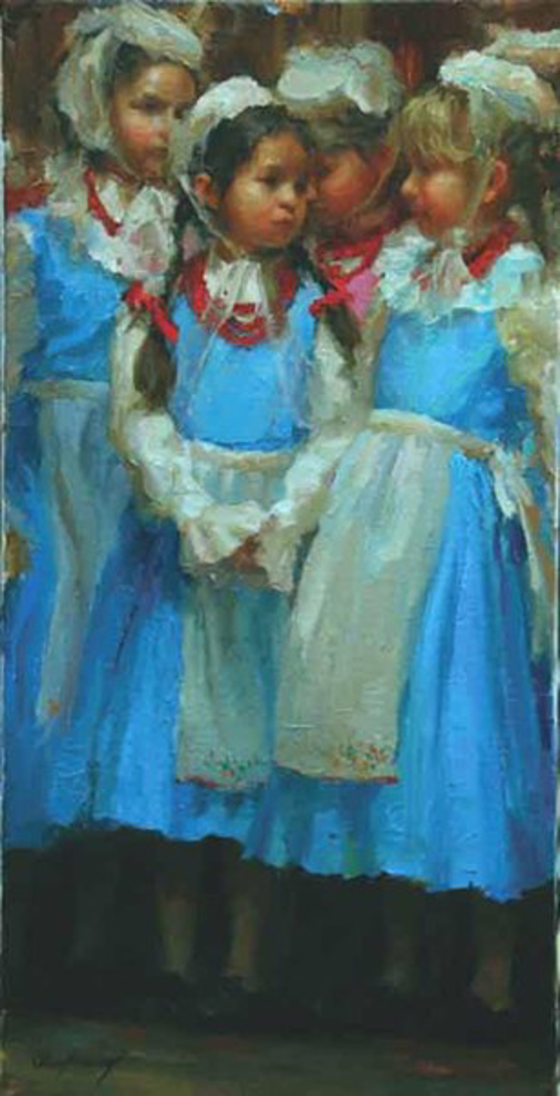 Blue Dresses by Marci Oleszkiewicz