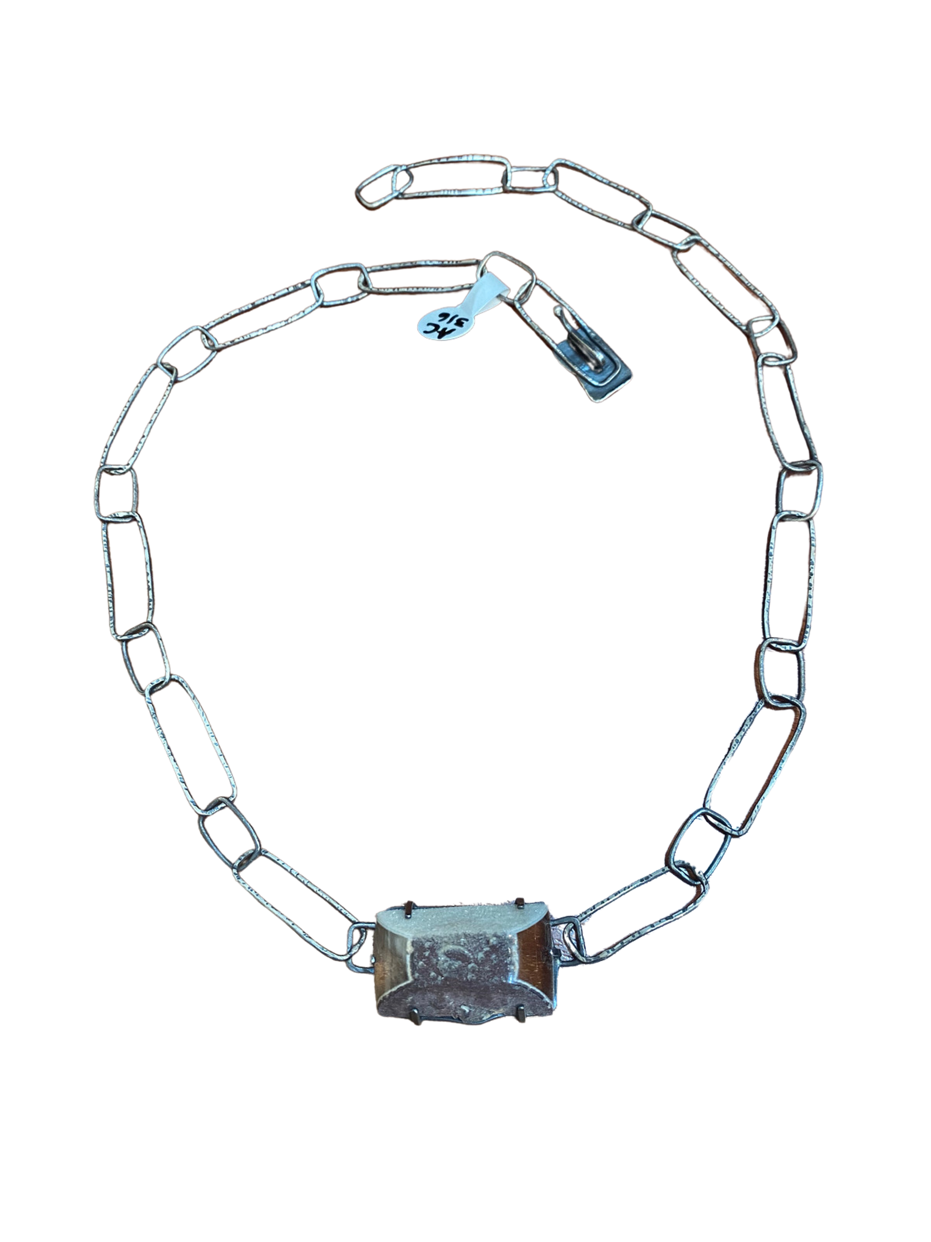 Necklace - Mongolian Quartz Crystal AC 316 by Annette Campbell