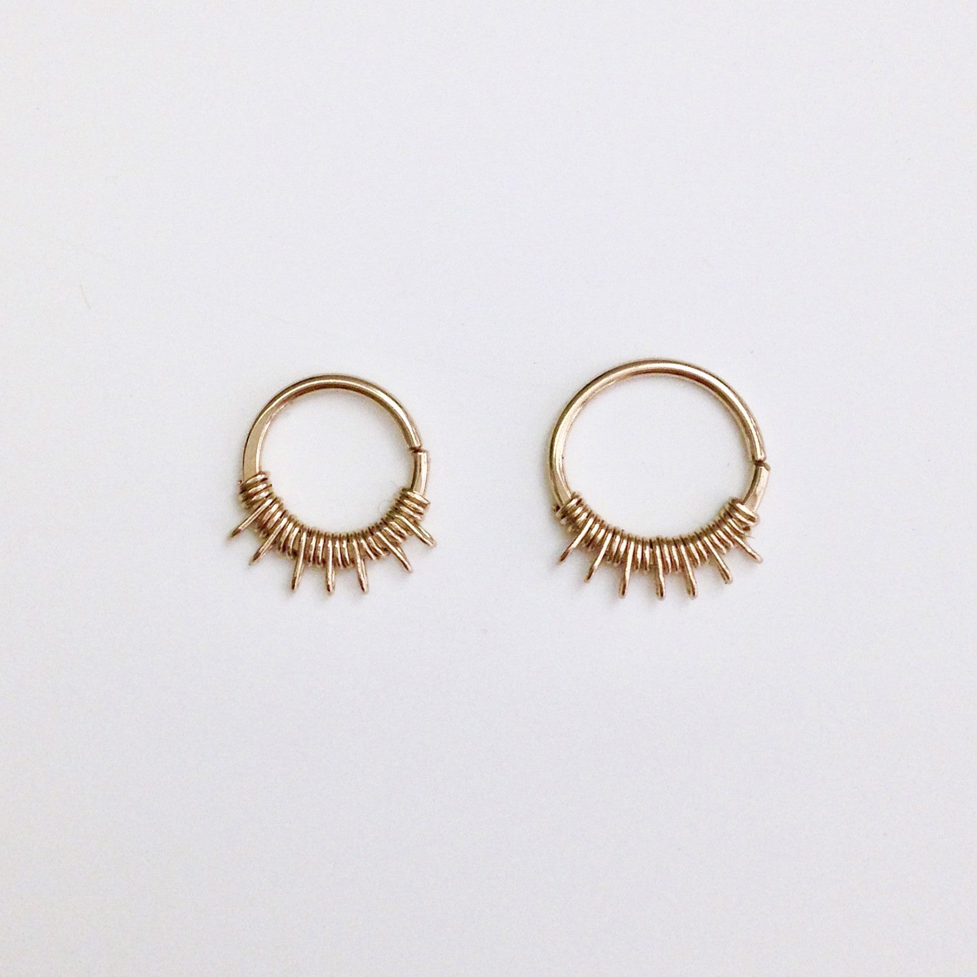 Lalita Septum Ring- Gold Filled - 6mm / 18 by Clementine & Co. Jewelry