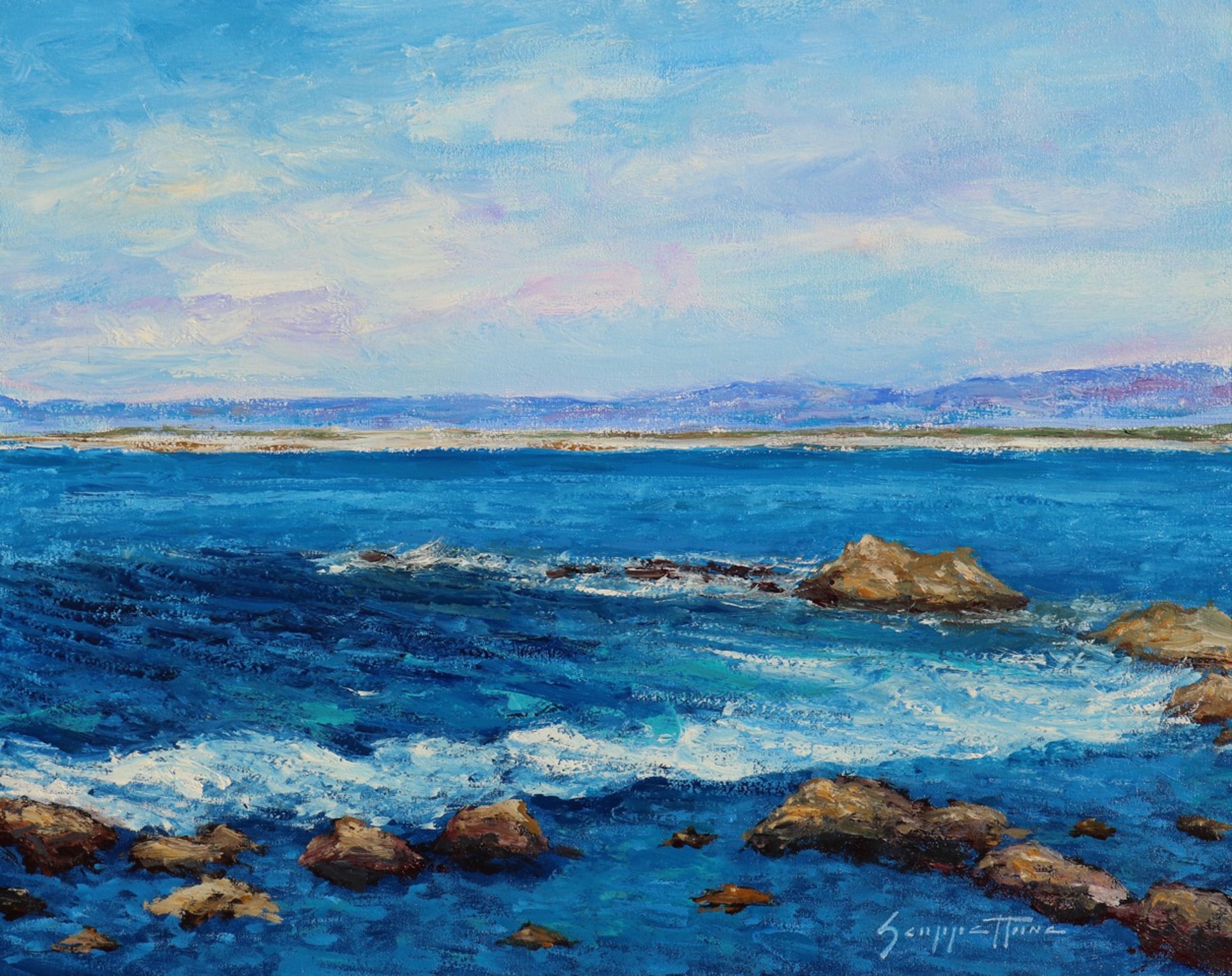 Monterey Bay  by James Scoppettone
